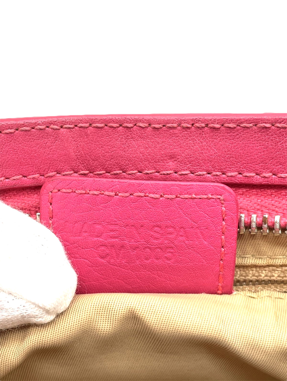 Christian Dior 2000s Pink Monogram Pouch Handbag · INTO