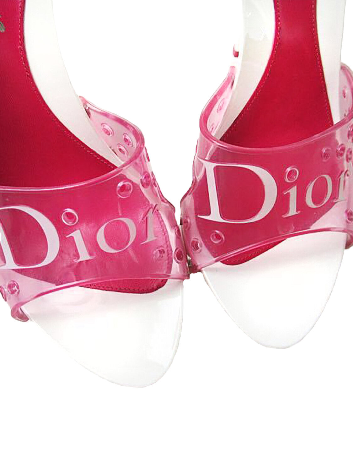 Dior Jadior Dusty Candy Pink Patent Slingback Ribbon Sling Sandal Heel Pump  37  eBay