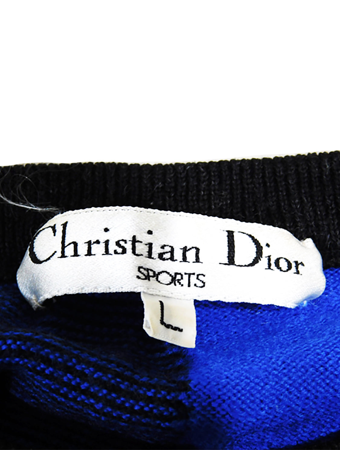 Christian Dior 2000s Sports Plaid Crewneck · INTO