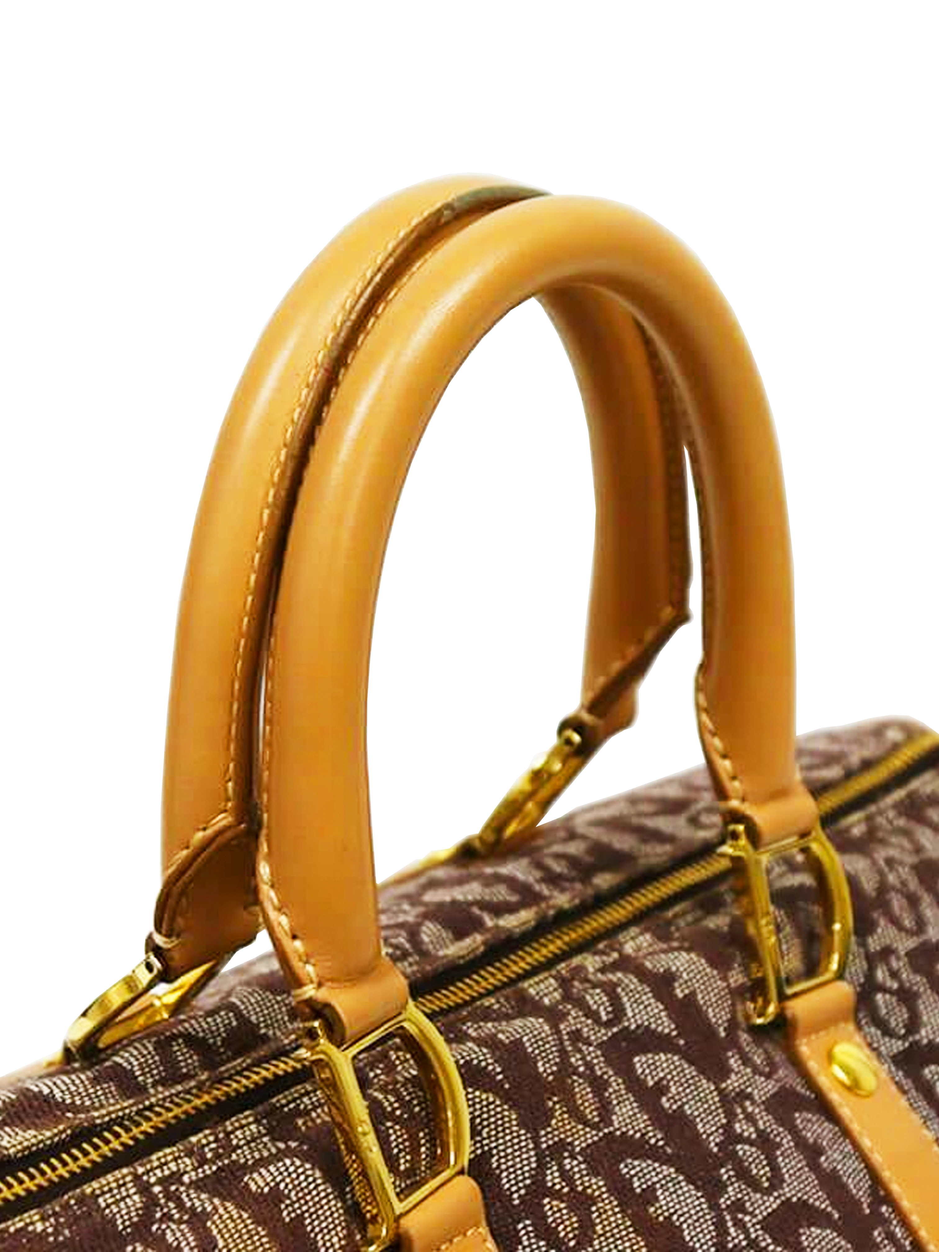 Christian Dior 2002 Trotter Pattern Boston bag