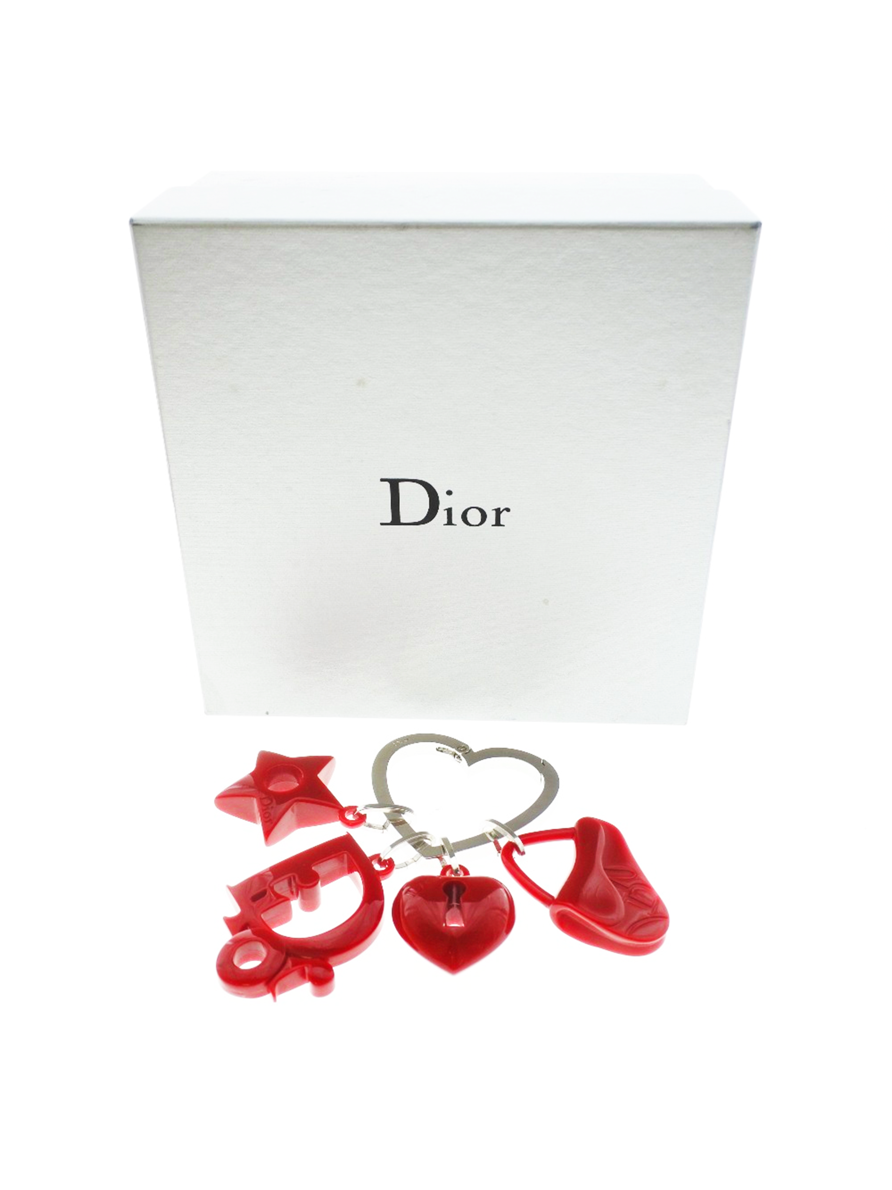 Christian Dior 2000s Rare Red Enamel Charm