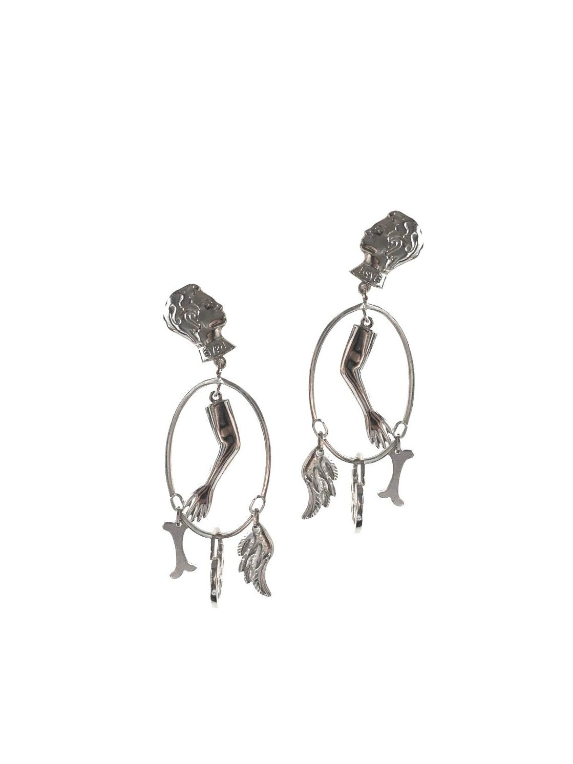 Christian Dior 2000s Body Charm Earrings