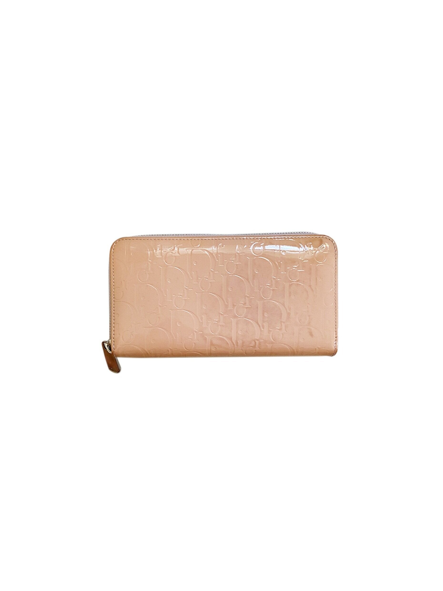 Christian Dior 2000s Light Pink Monogram Wallet