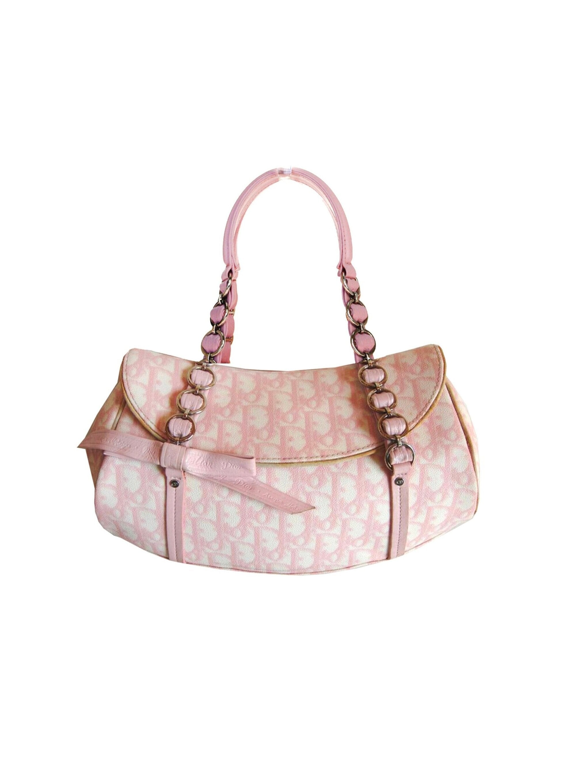 Christian Dior 2000s Pink Trotter Lock Boston Bag · INTO