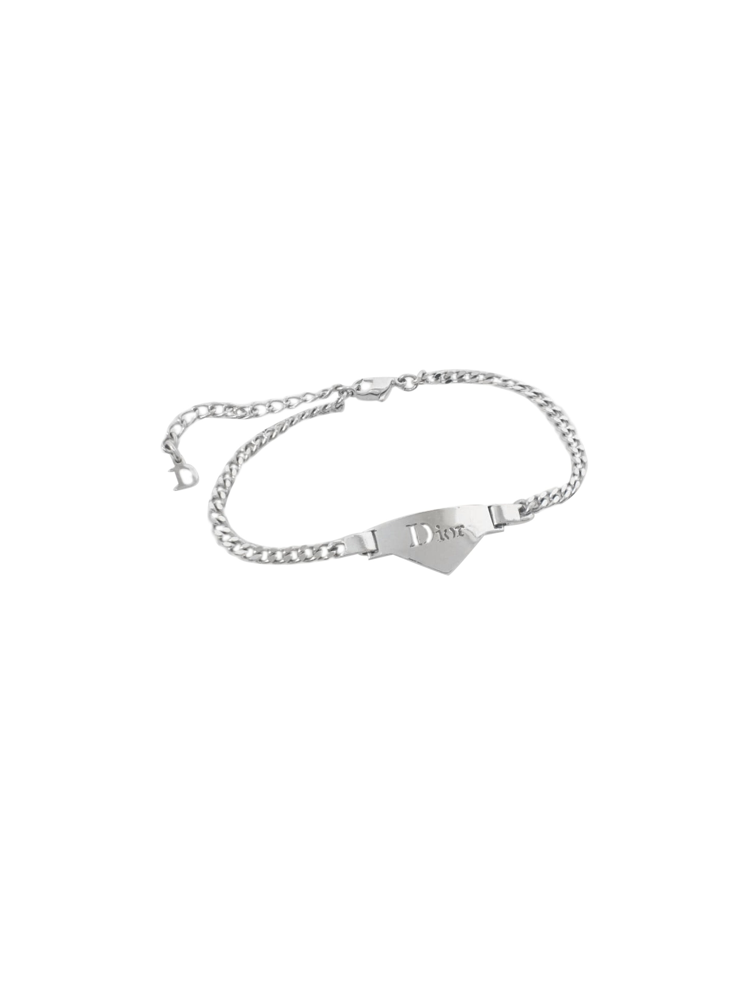 Christian Dior 2000s Silver Plate Bracelet
