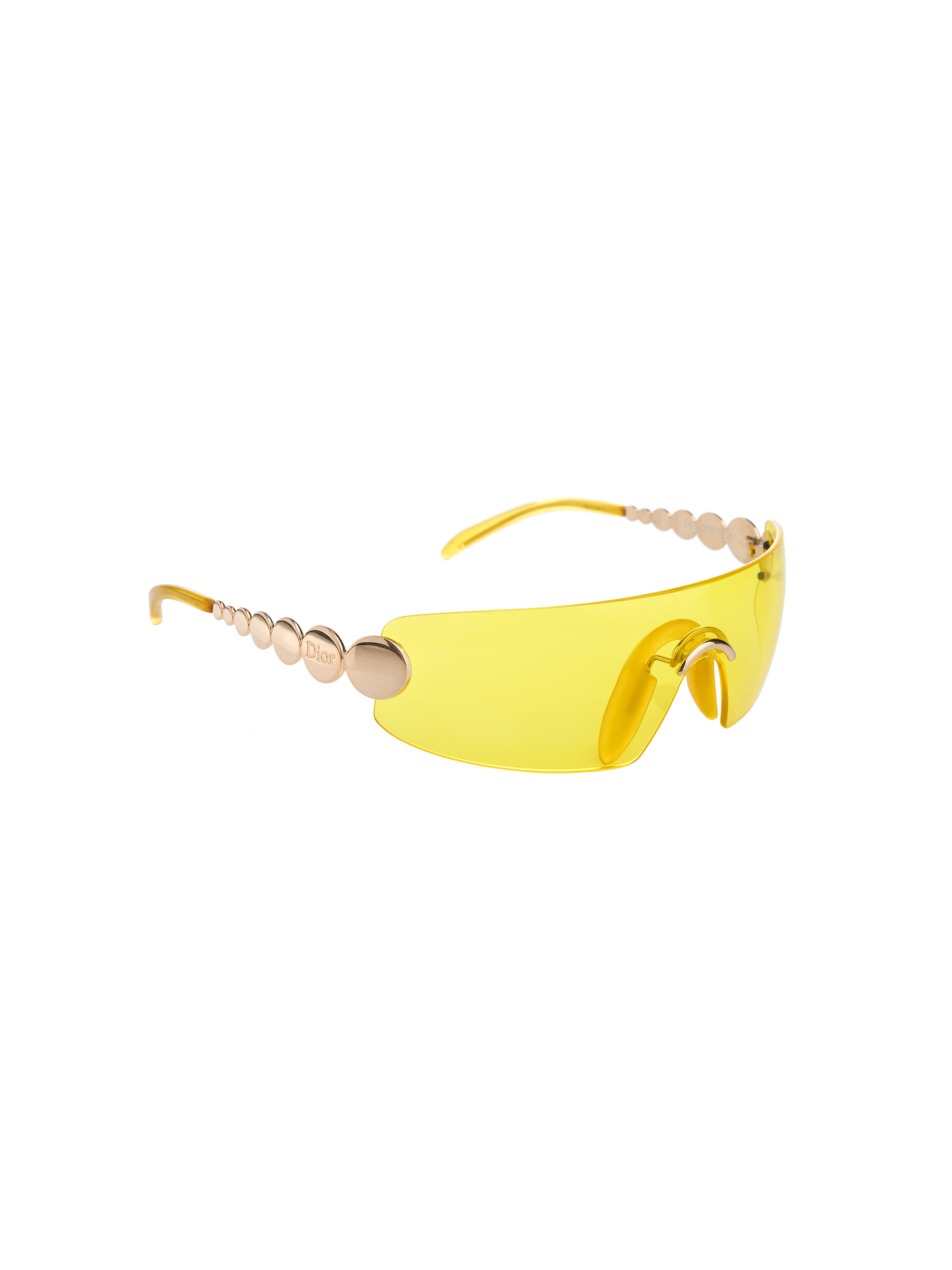 DiorHighlight S2I Translucent Yellow and Pink Rectangular Sunglasses  DIOR