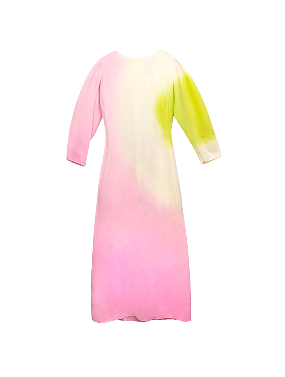 Emilio Pucci Gradient Long Sleeve Maxi Dress