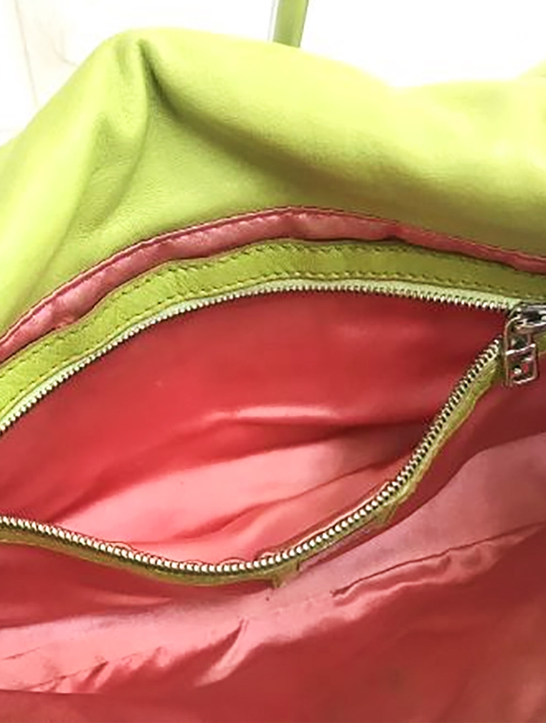 Urban Renewal Vintage Fendi Pink Leather Baguette Bag