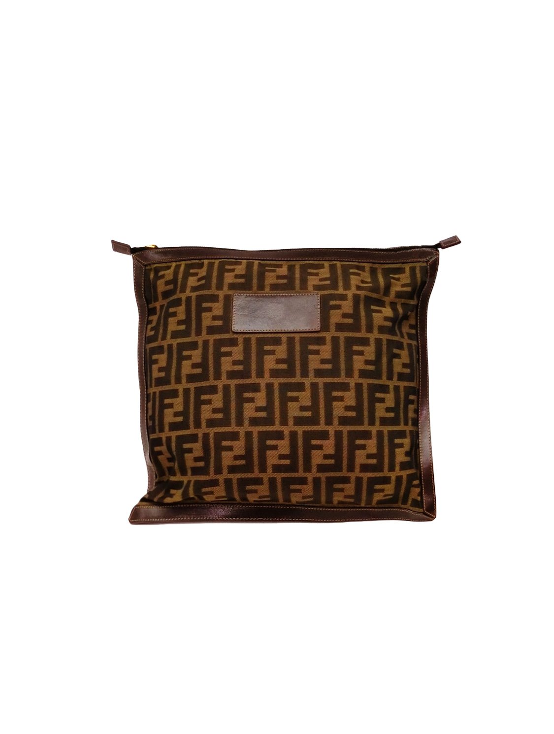 Fendi 2000s Zucca Brown Rare Clutch Bag