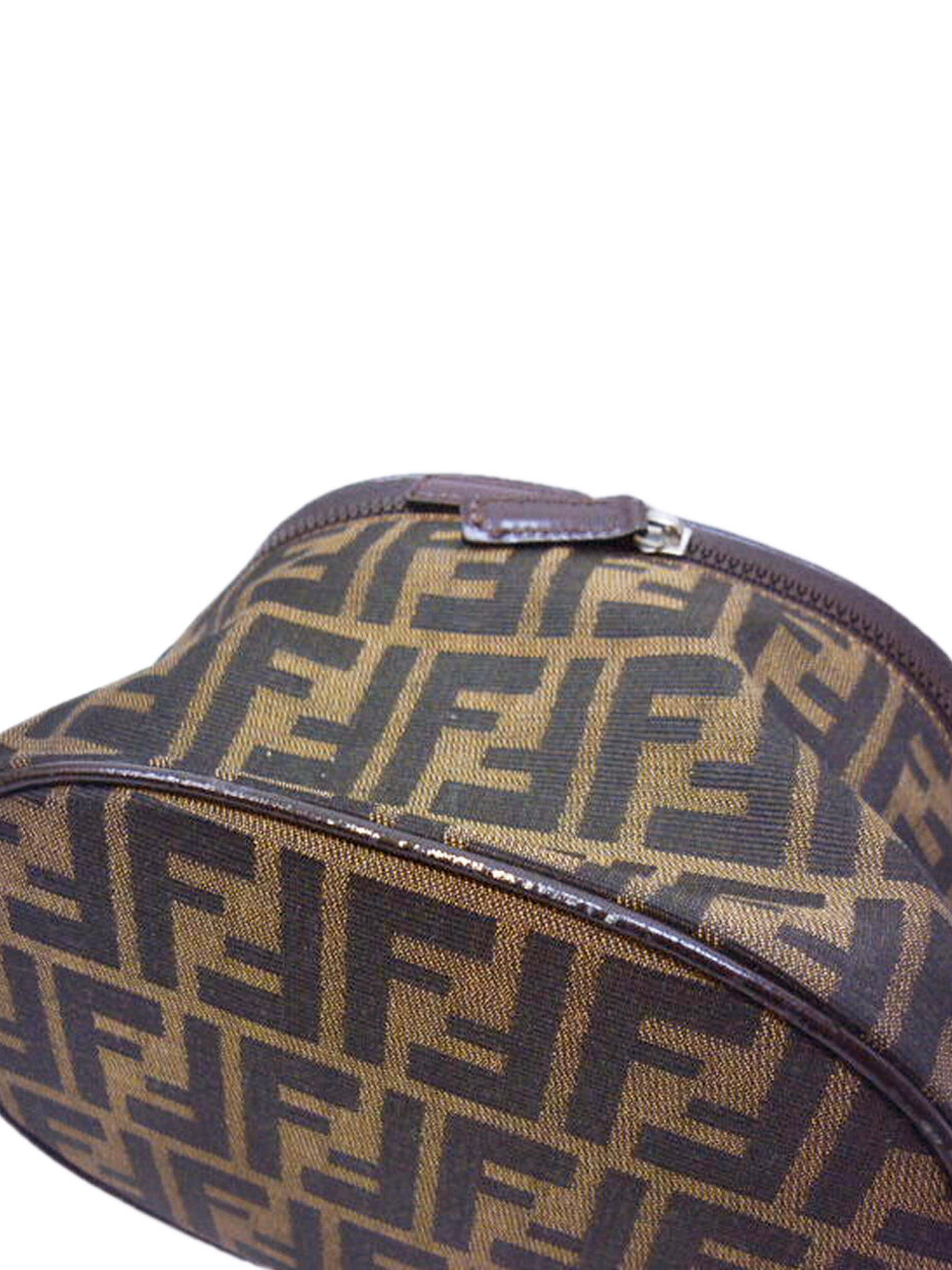 Fendi Zucca Beauty Case in Brown