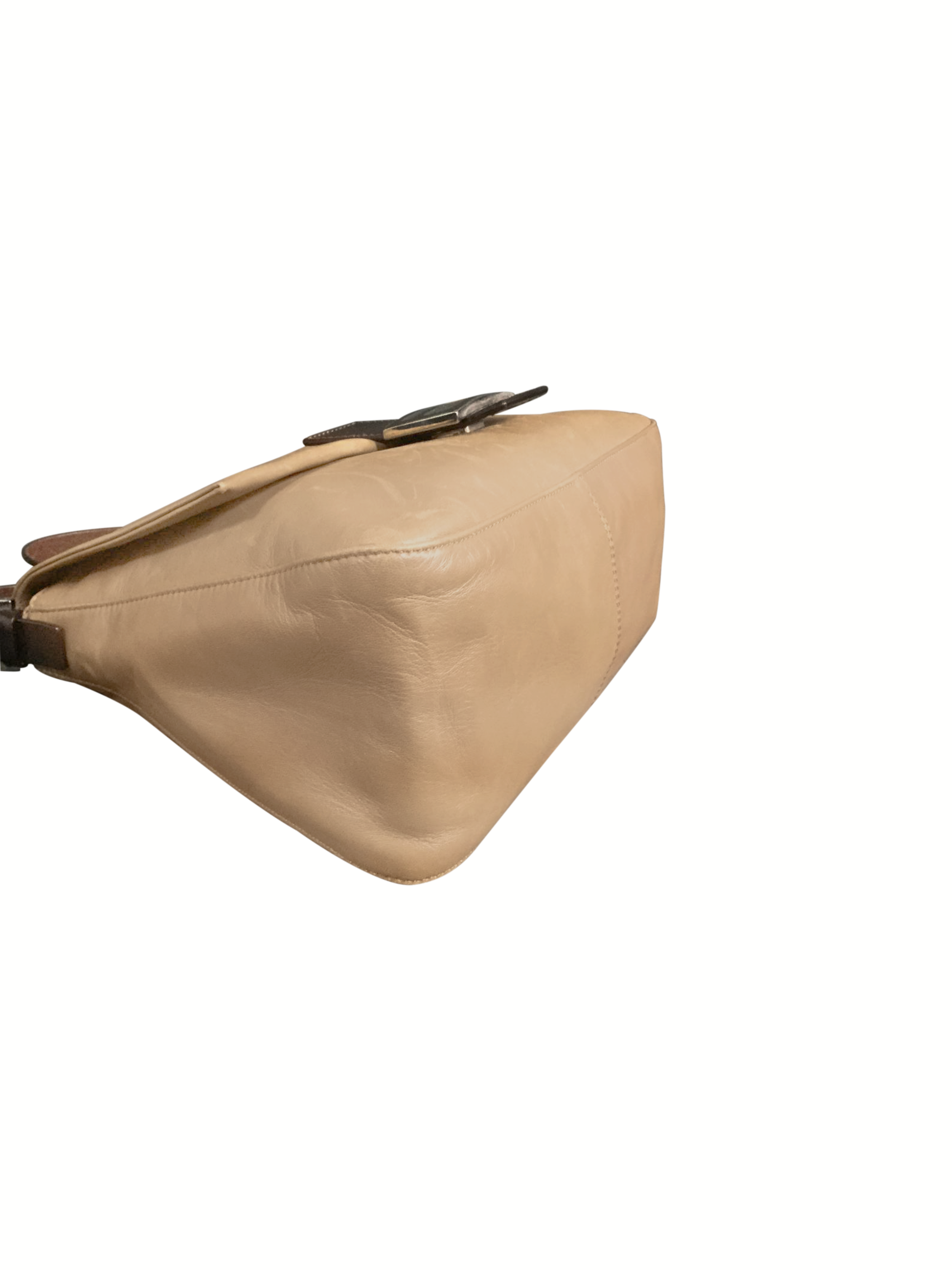 Baguette leather handbag Fendi Brown in Leather - 25934424