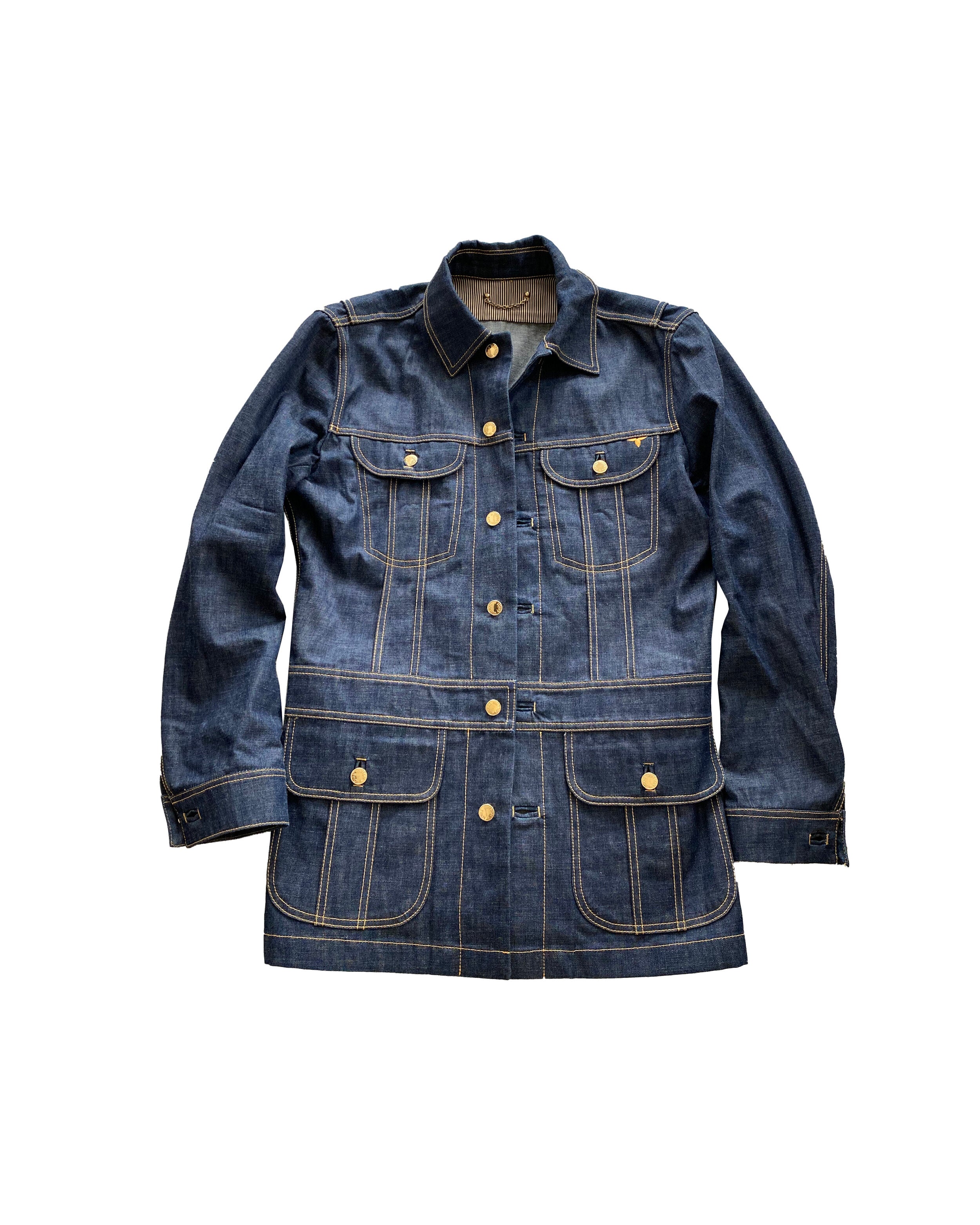 Louis Vuitton Indigo Dark Wash Denim Jacket M Louis Vuitton