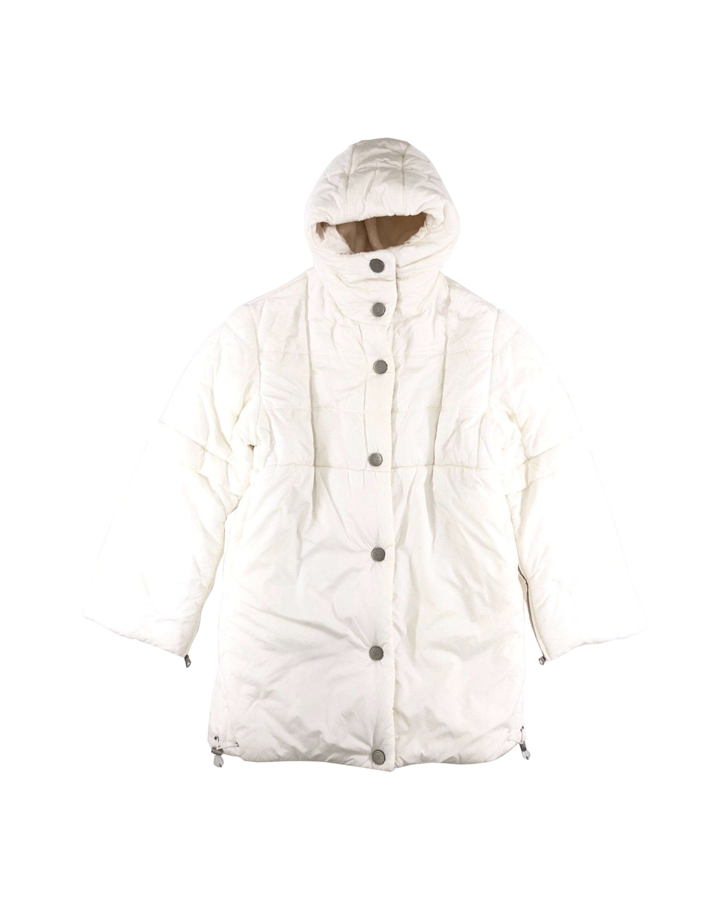 Chanel Sports White Rare Puffer Jacket