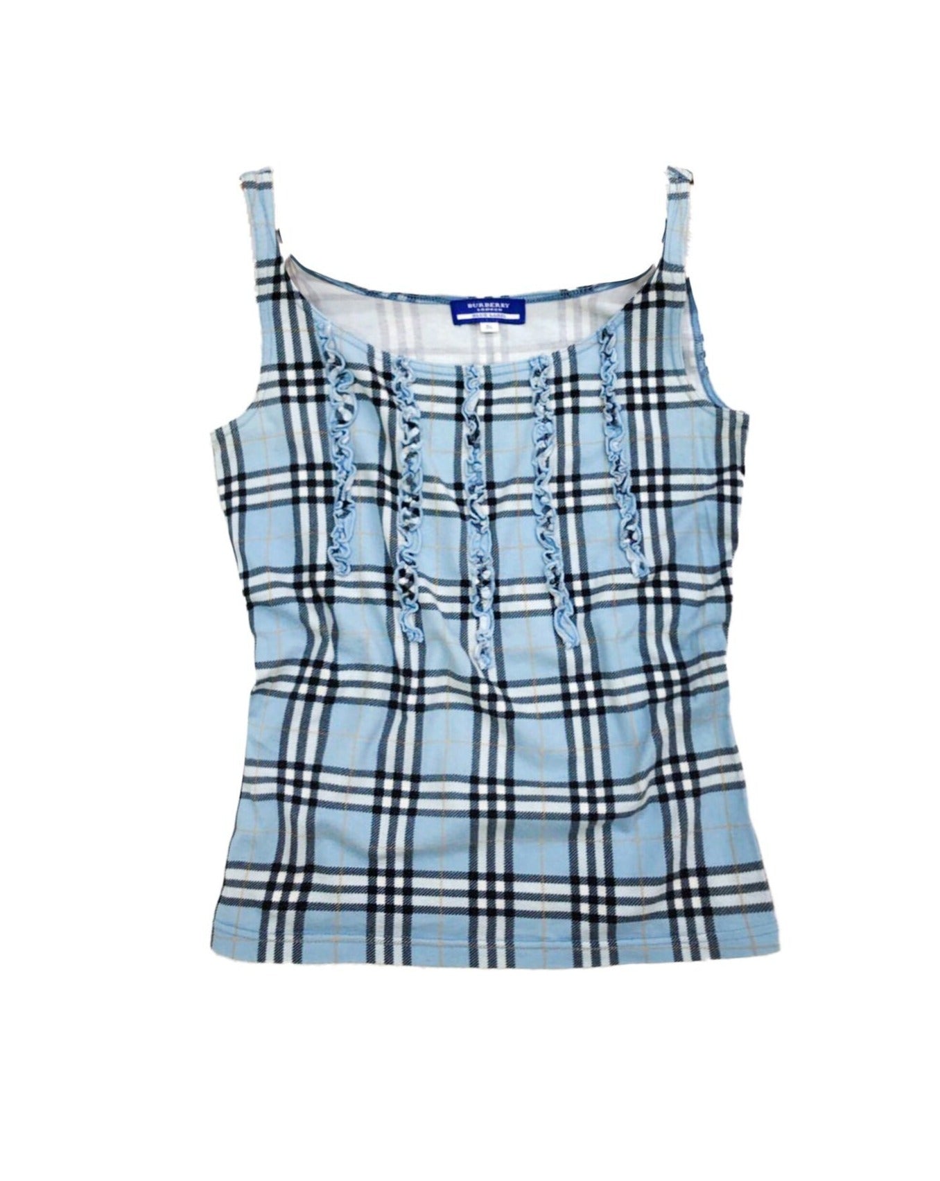 Burberry 2000s Blue Label Check Tank · INTO
