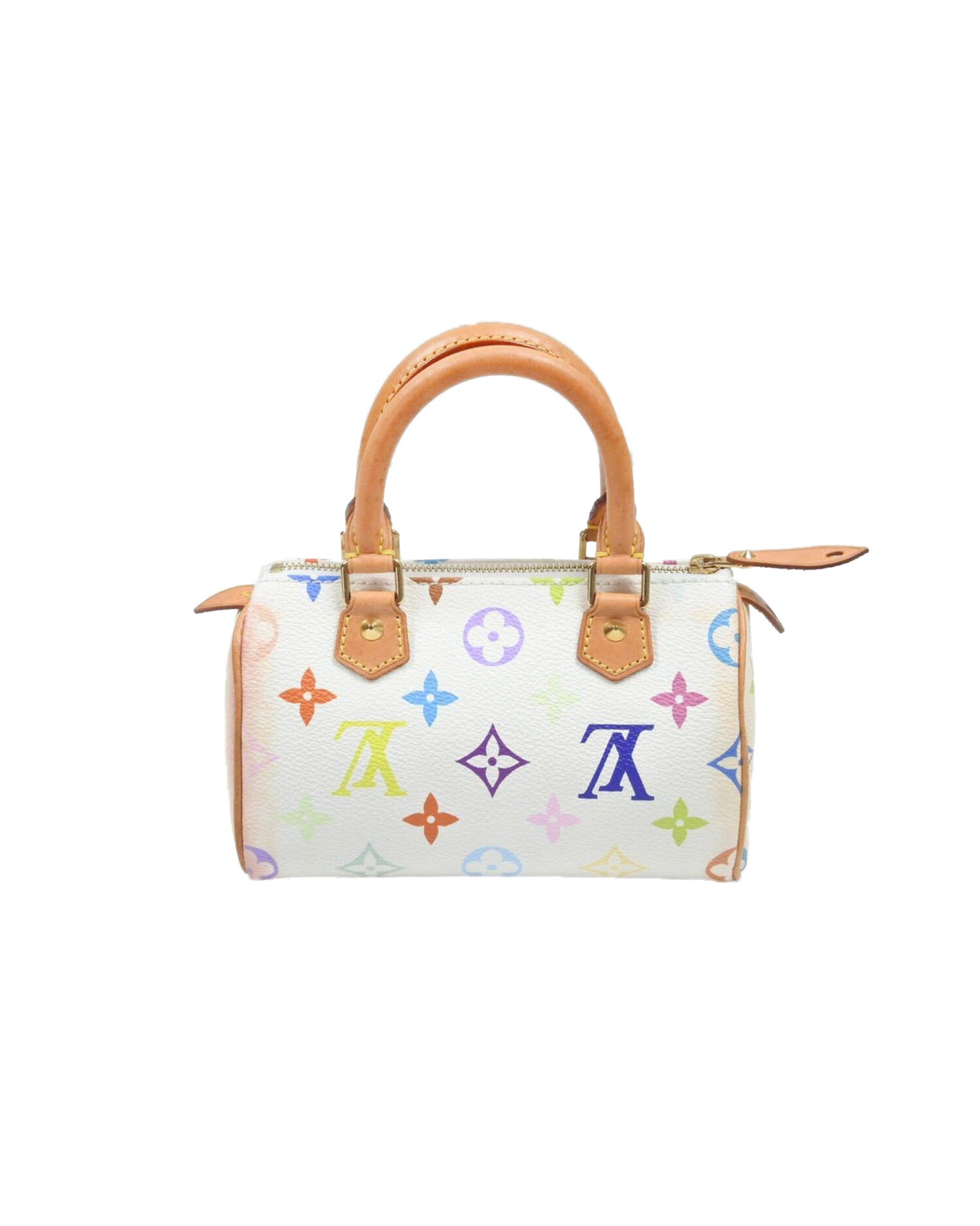 Louis Vuitton Murakami White Multicolor Monogram Mini Speedy HL