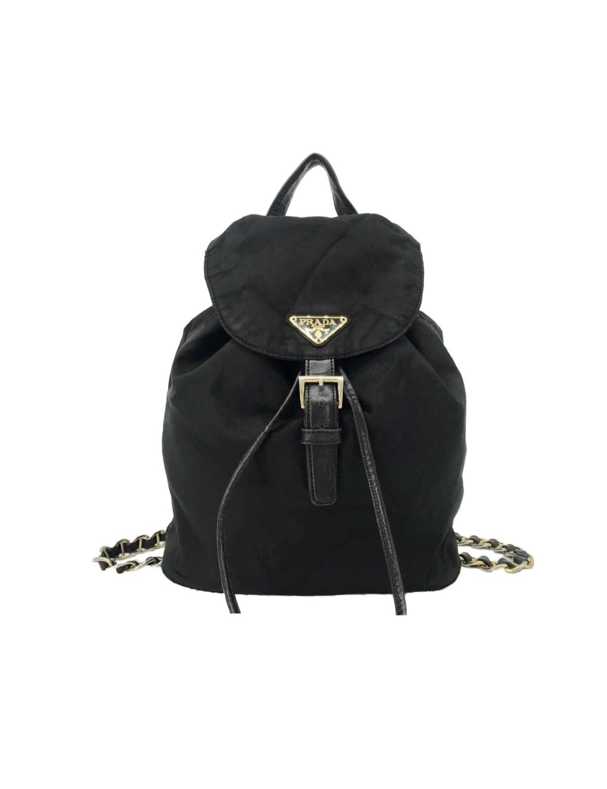 Prada on sale chain backpack