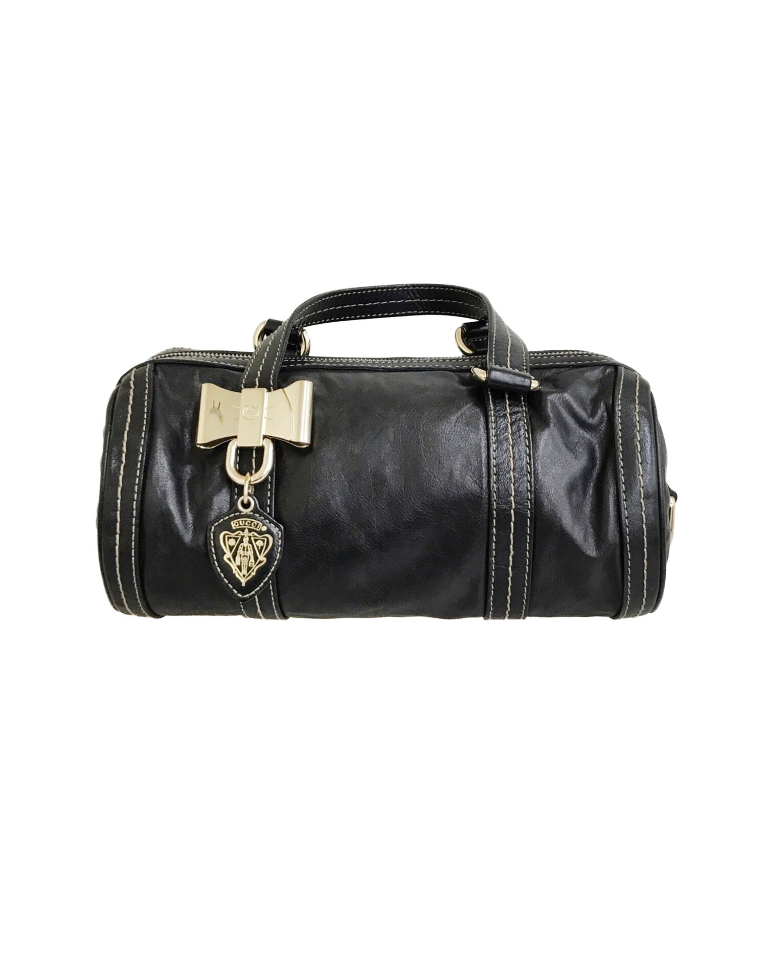 Boston leather mini bag