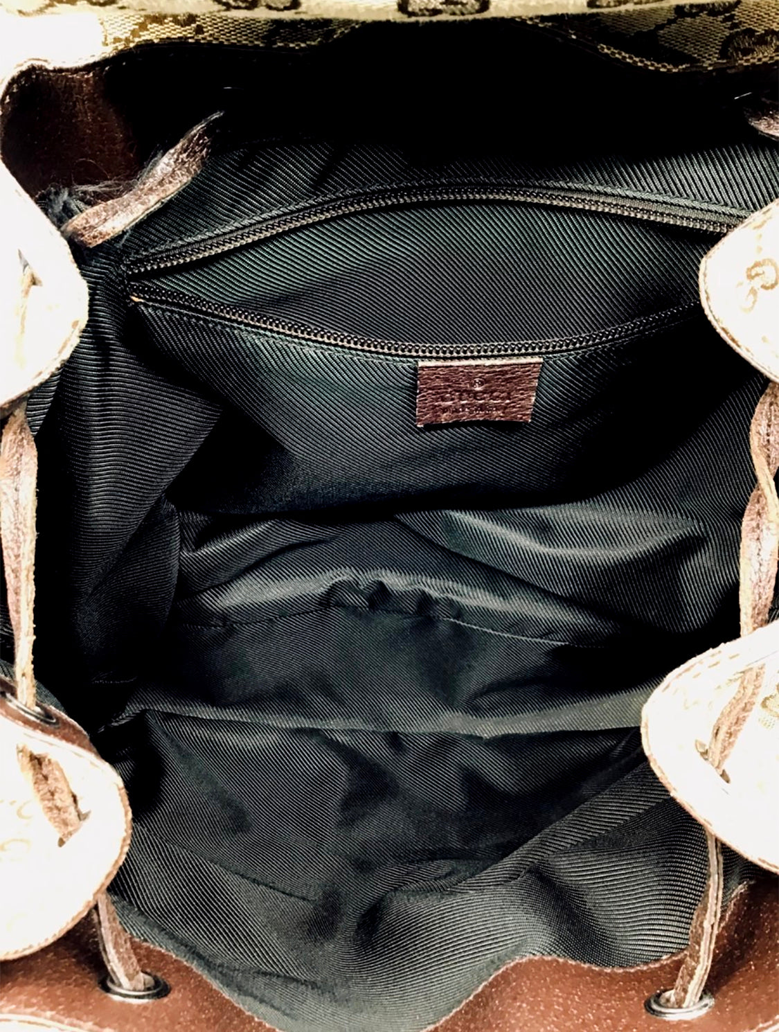 vintage monogram backpack