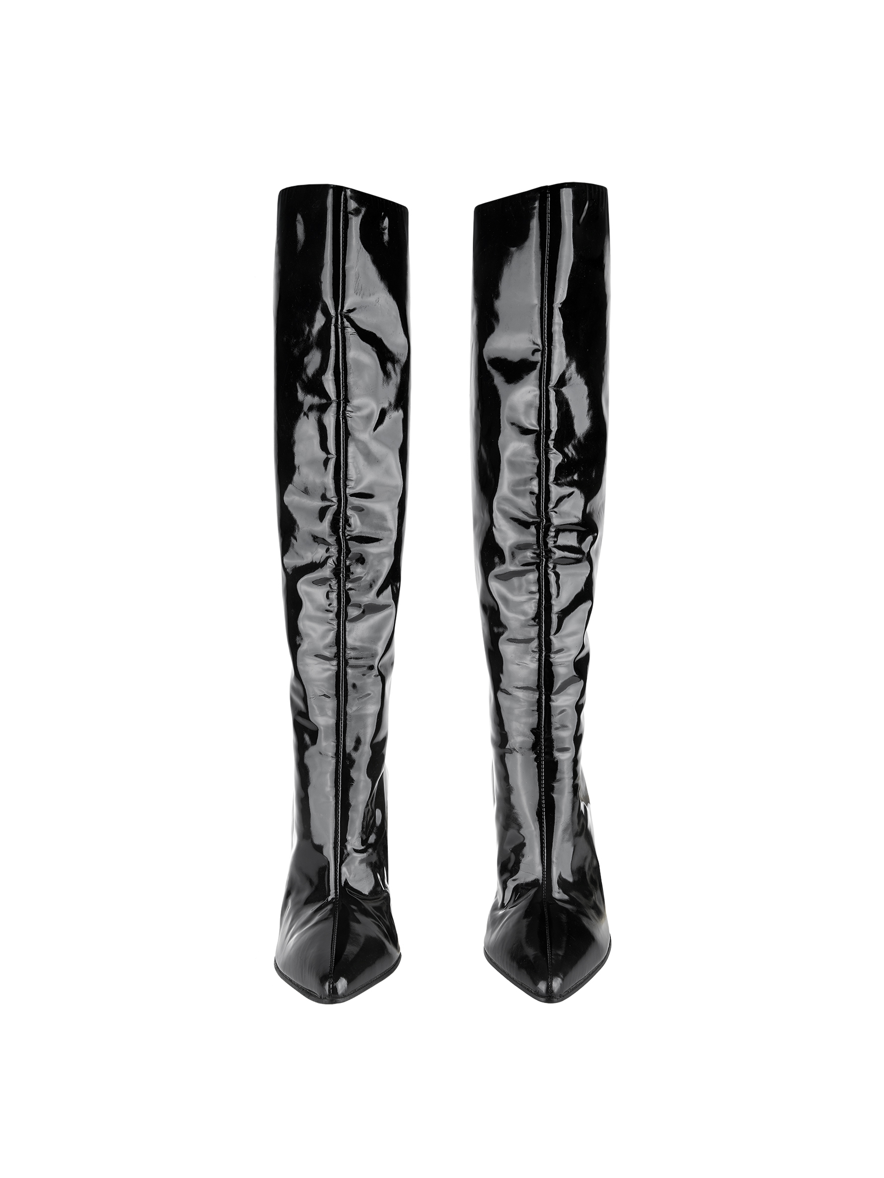 Gucci by Tom Ford Fall-Winter 1997 Black Patent Leather Boots