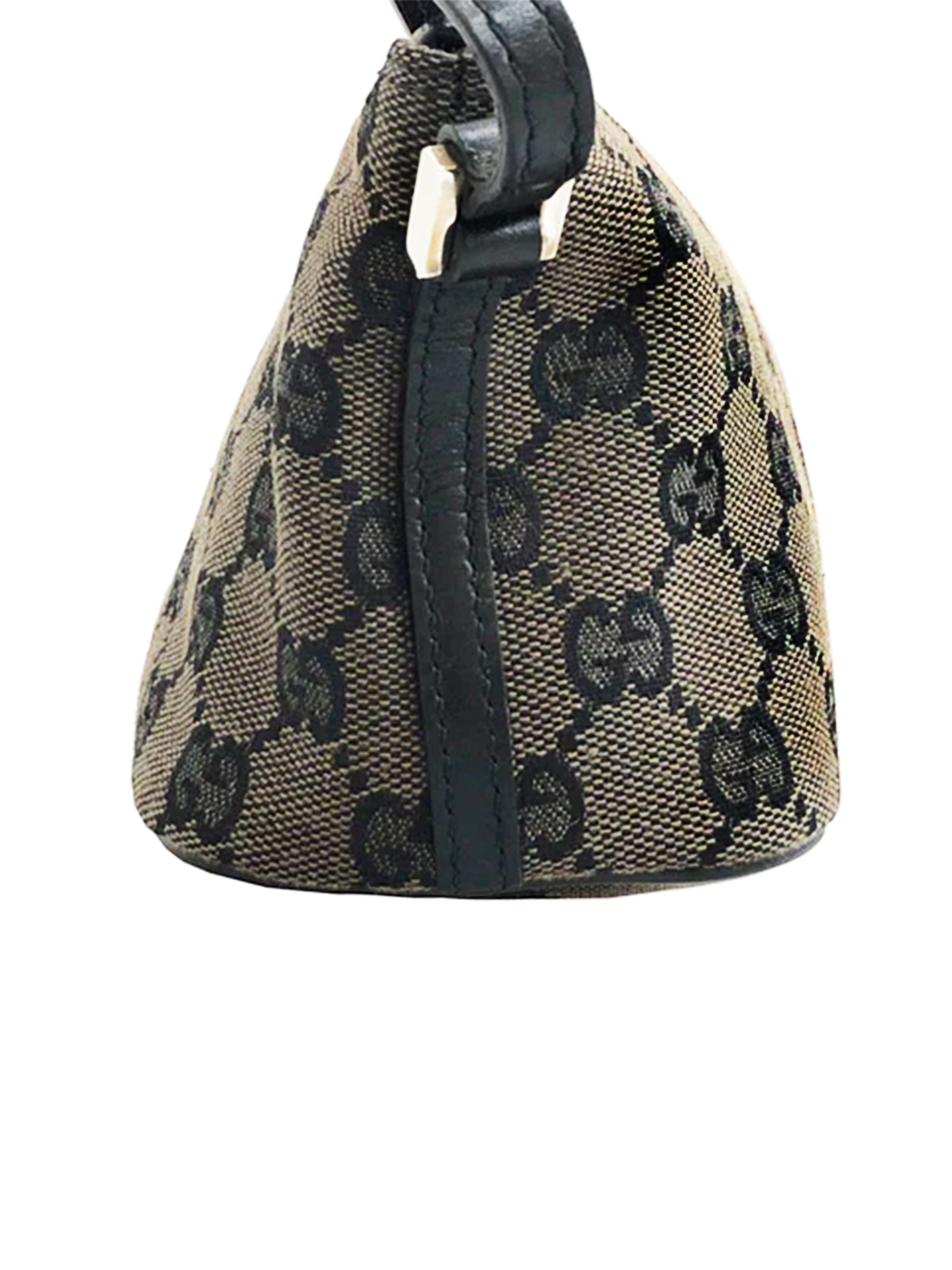 Gucci, Bags, Gucci Vintage Slim Pochette Shoulder Bag Gg Monogram Canvas  Small