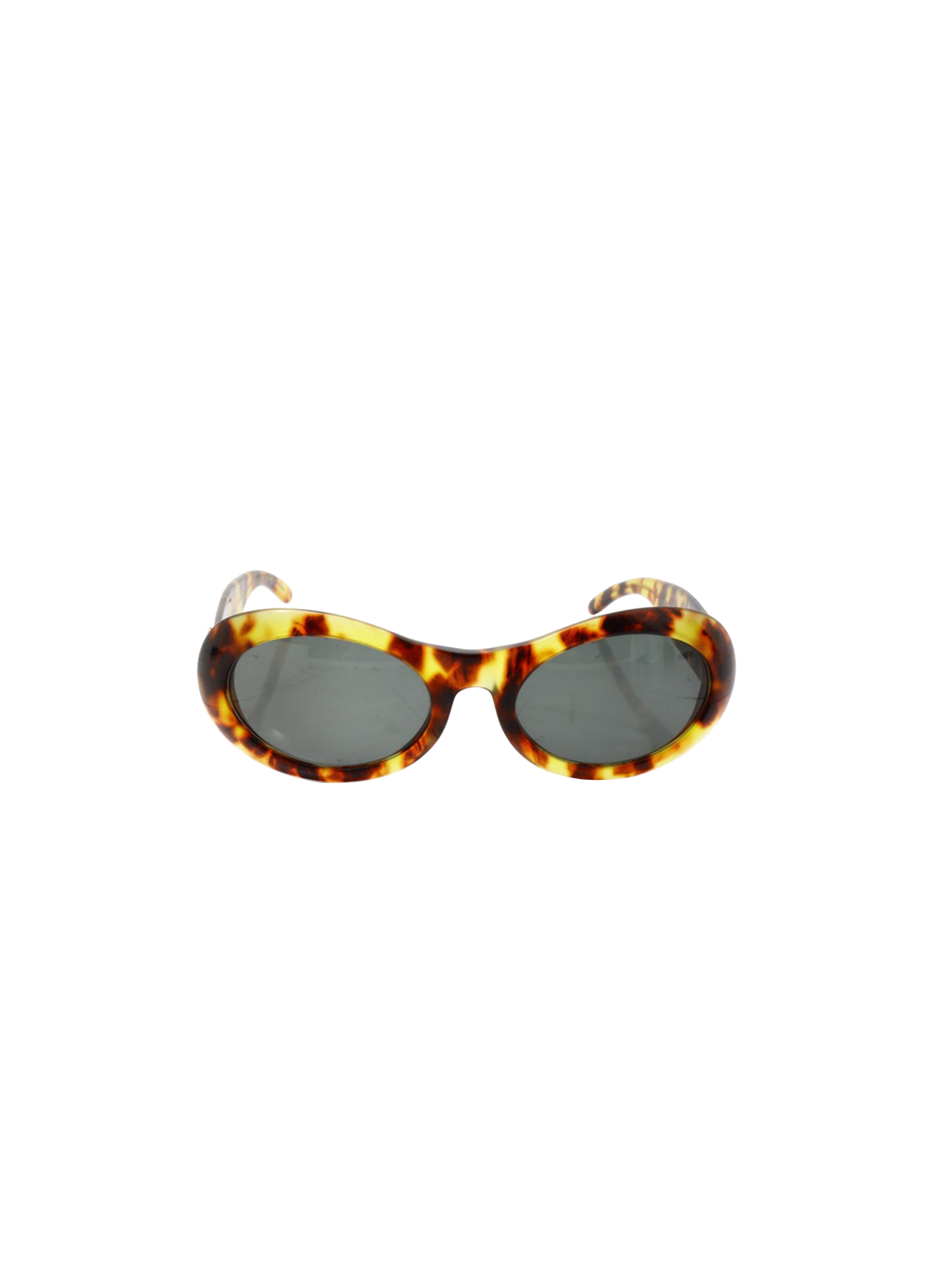 Gucci 2000s Tortoise Oval Sunglasses