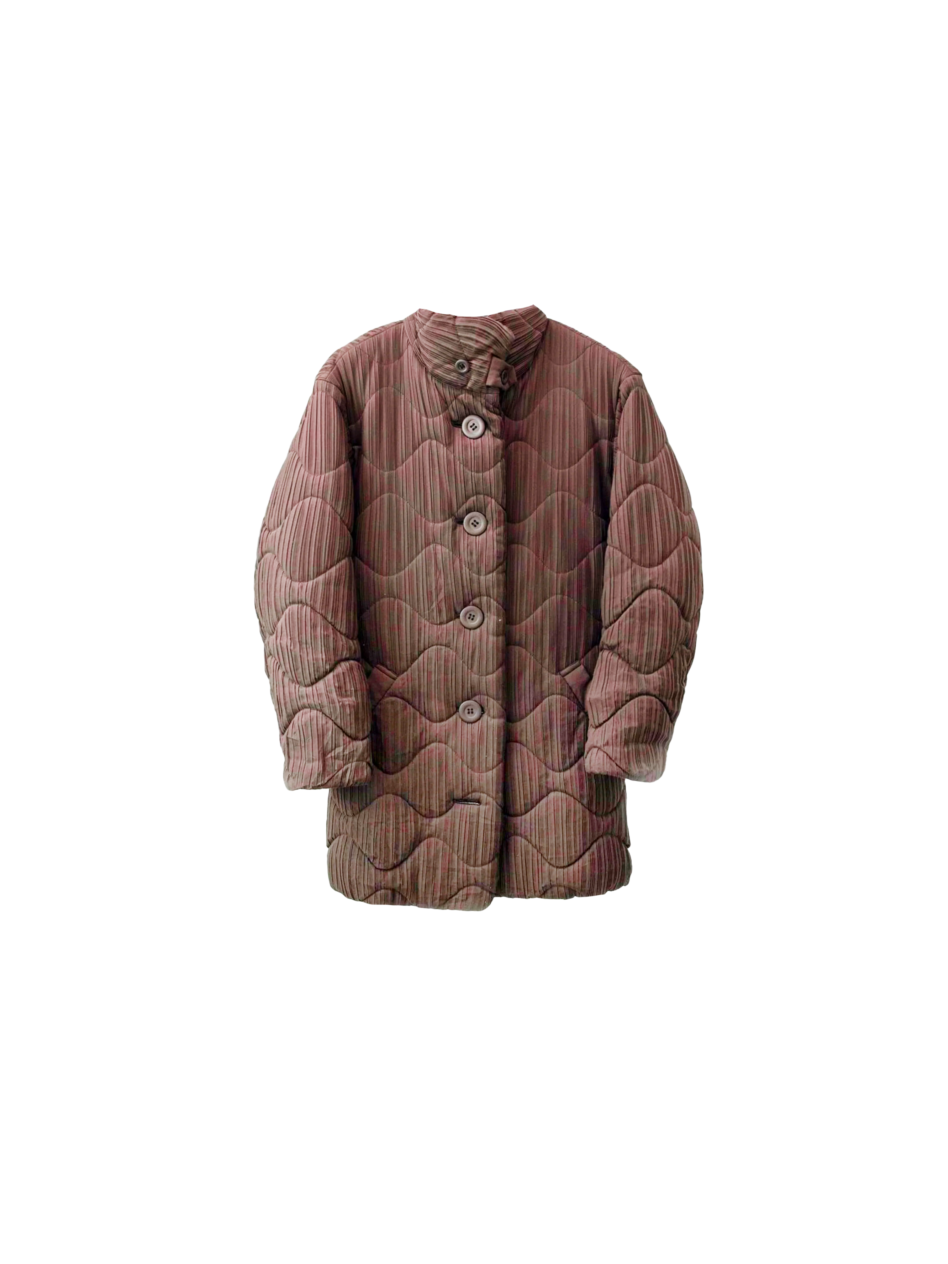 Issey Miyake 1990s Rare Pleated Quilted Coat