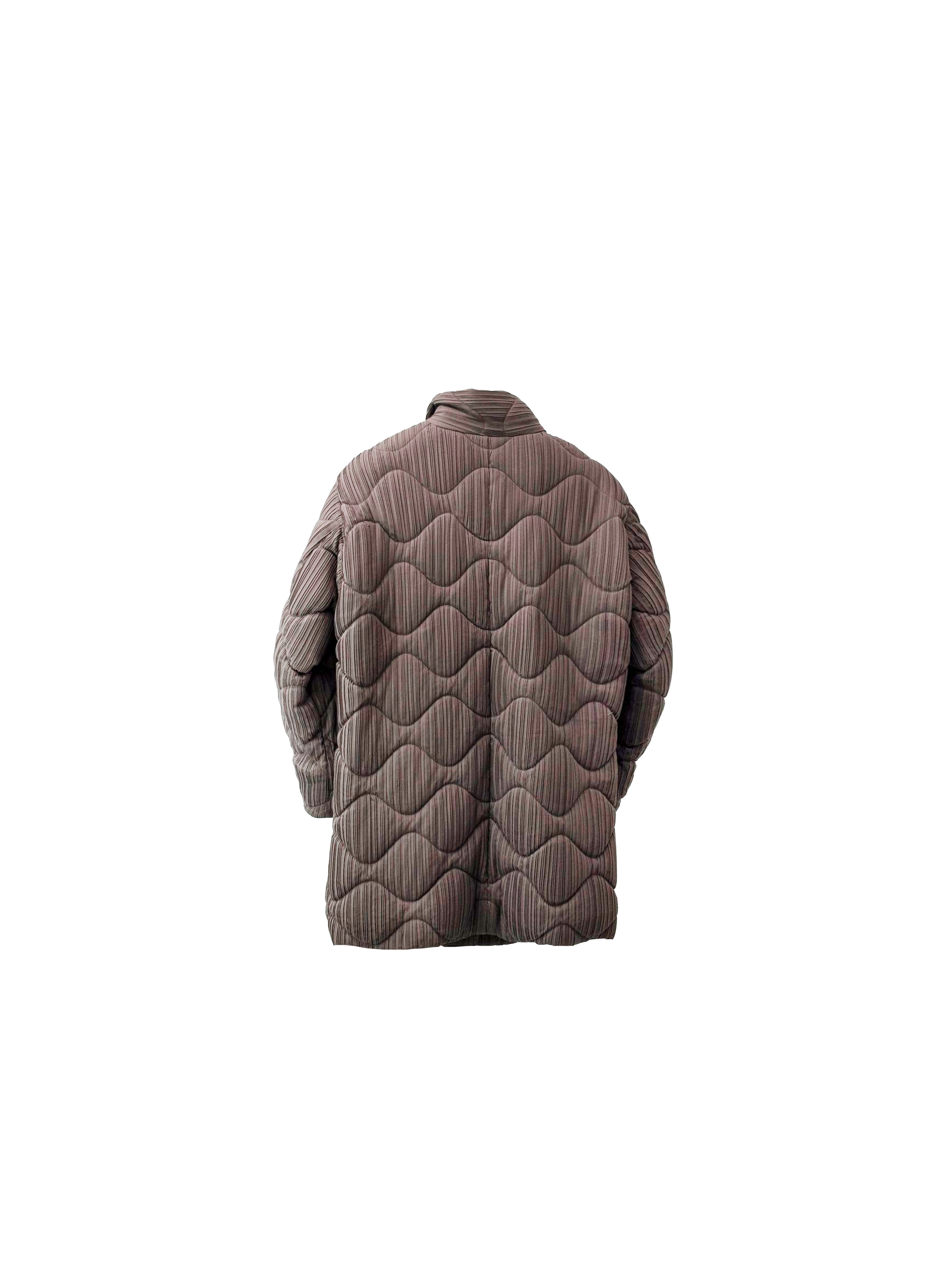 Issey Miyake 1990s Rare Pleated Quilted Coat