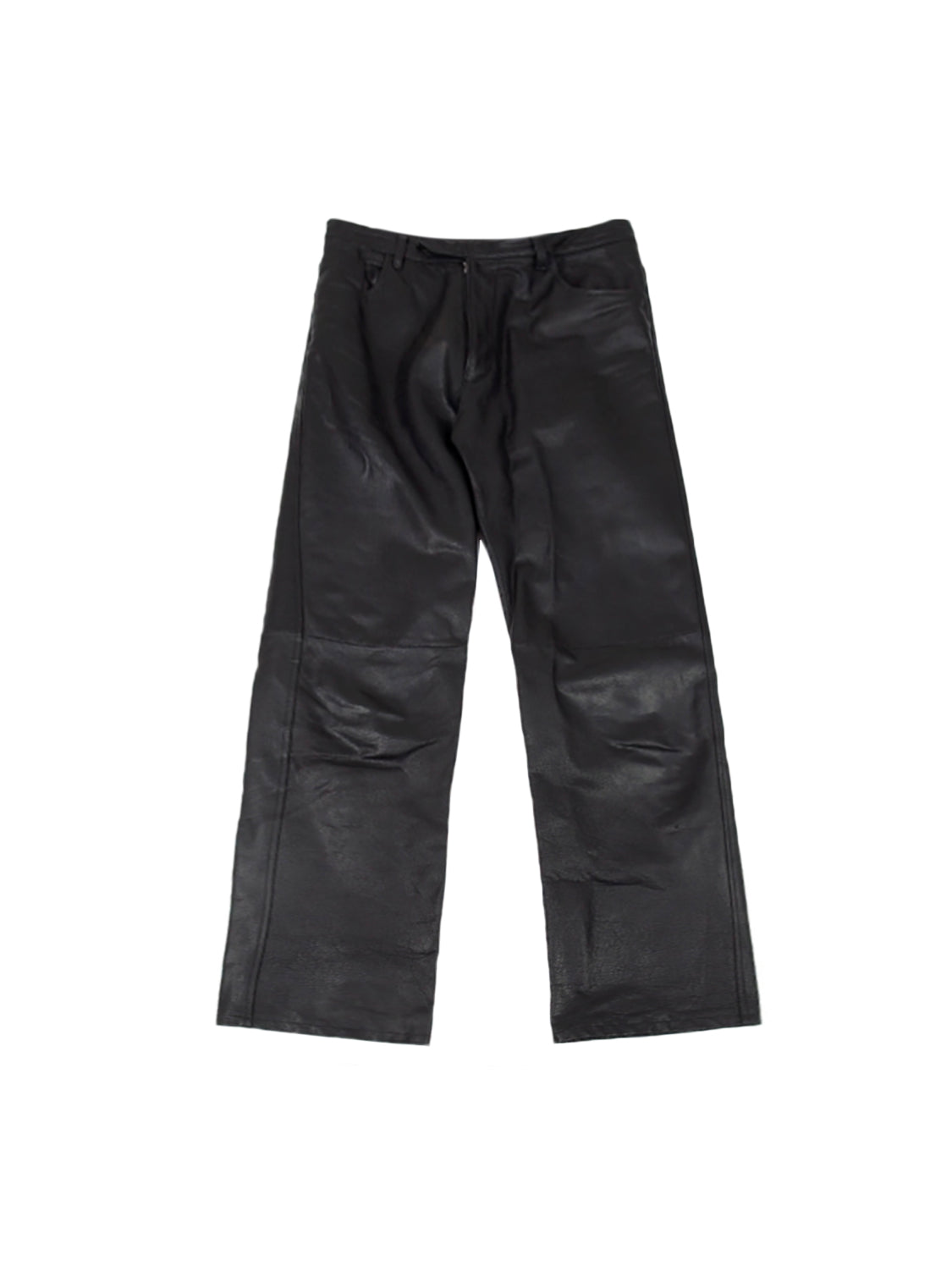 Jean Paul Gaultier 2000s Homme Black Leather Pants