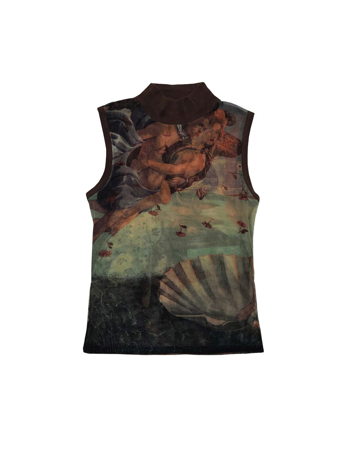 Jean Paul Gaultier 1990s Venus Painting Turtleneck · INTO