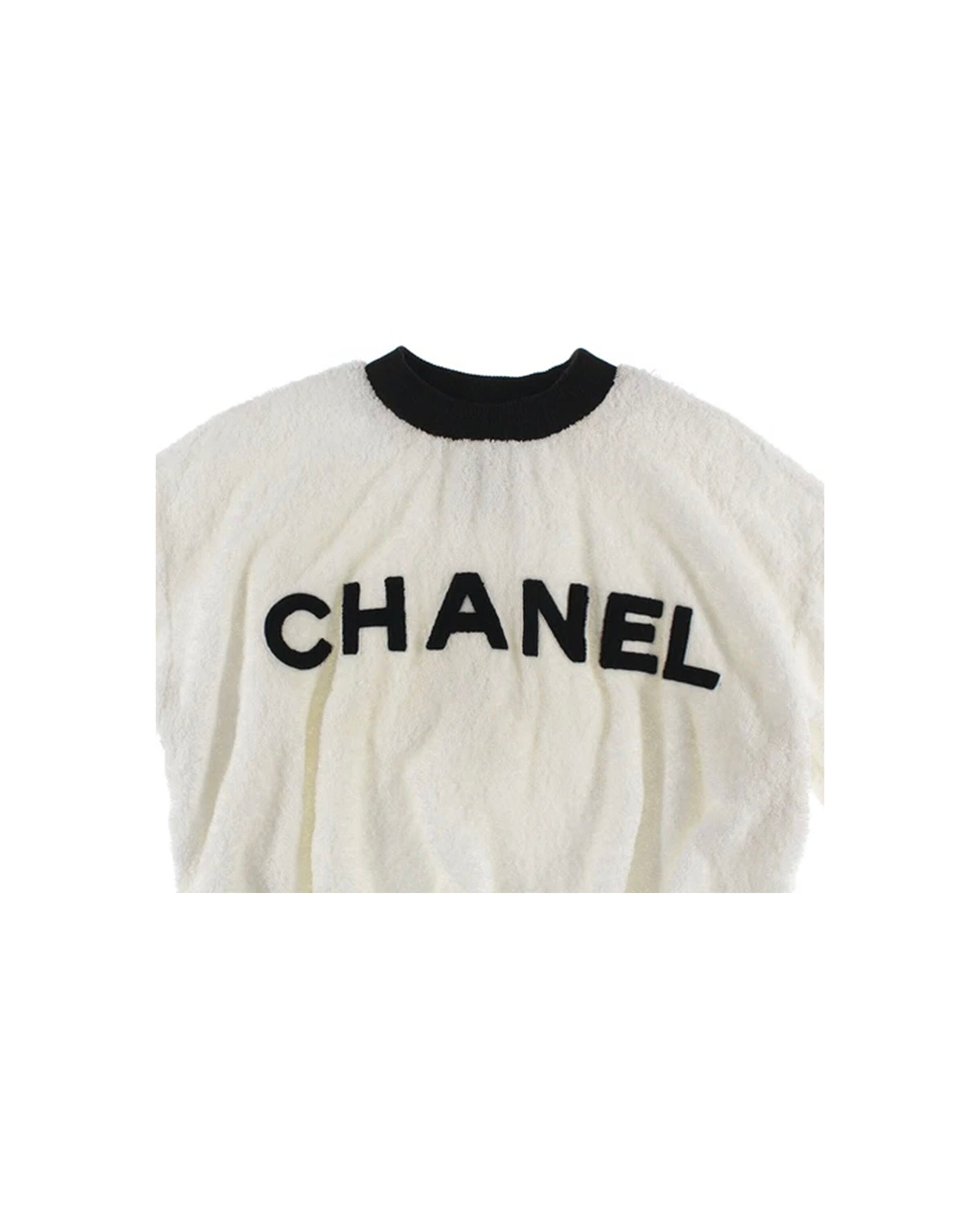 Chanel 2000s Rare Pile Terrycloth Sweatshirt INTO