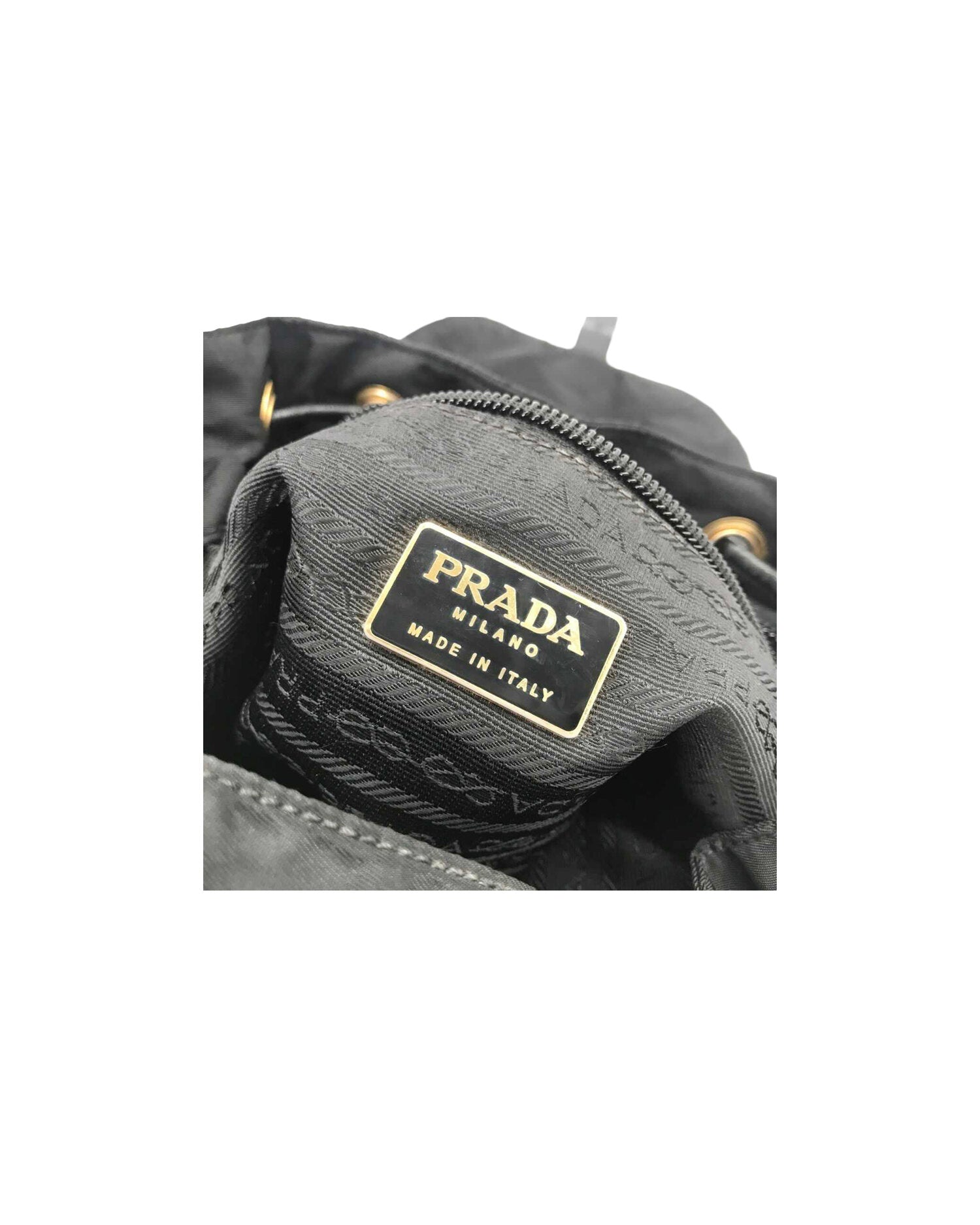 Prada 2000s Rare Black Double Chain Backpack · INTO