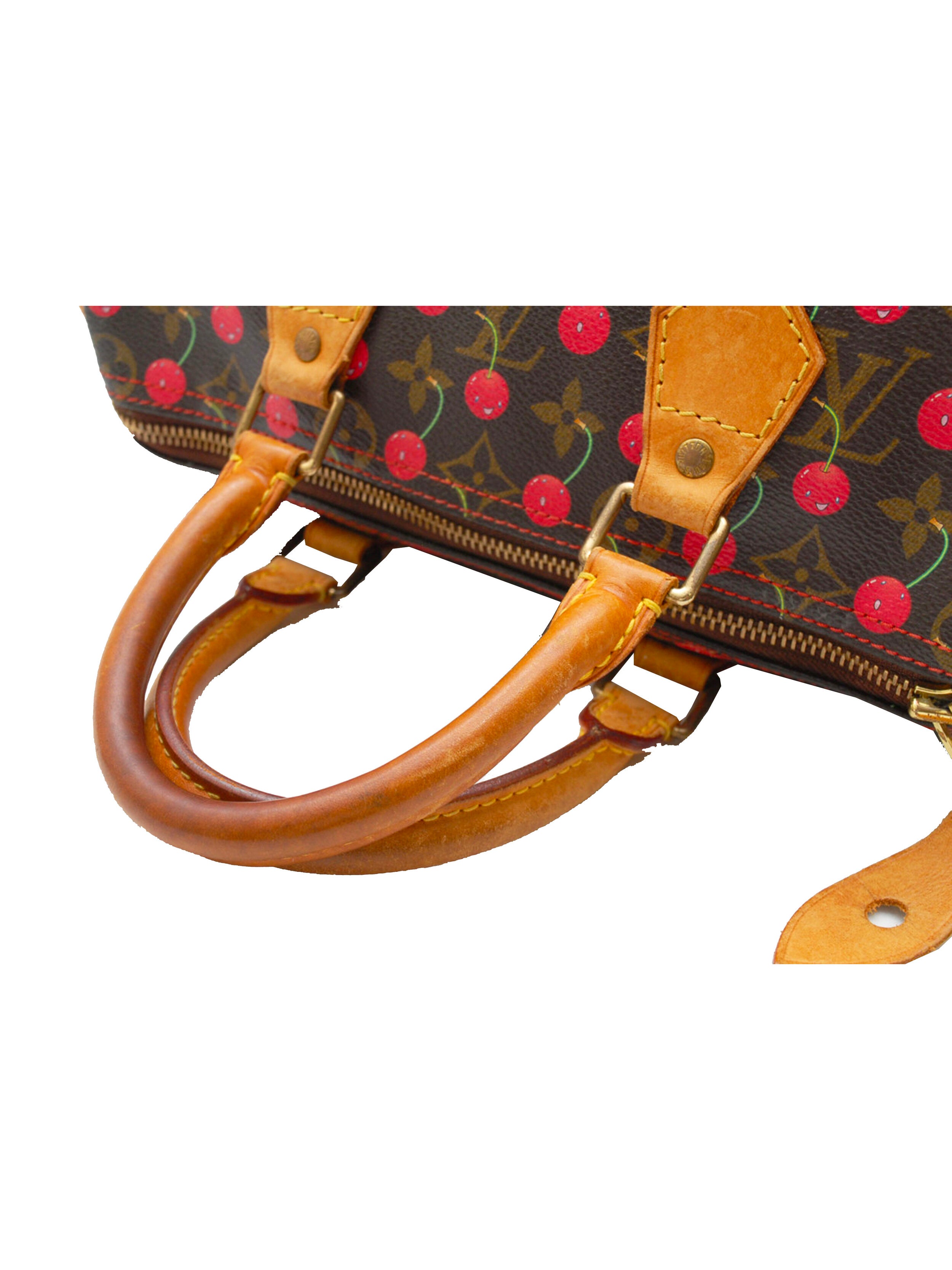 Louis Vuitton Cherry Speedy 25 Handbag by Takashi Murakami