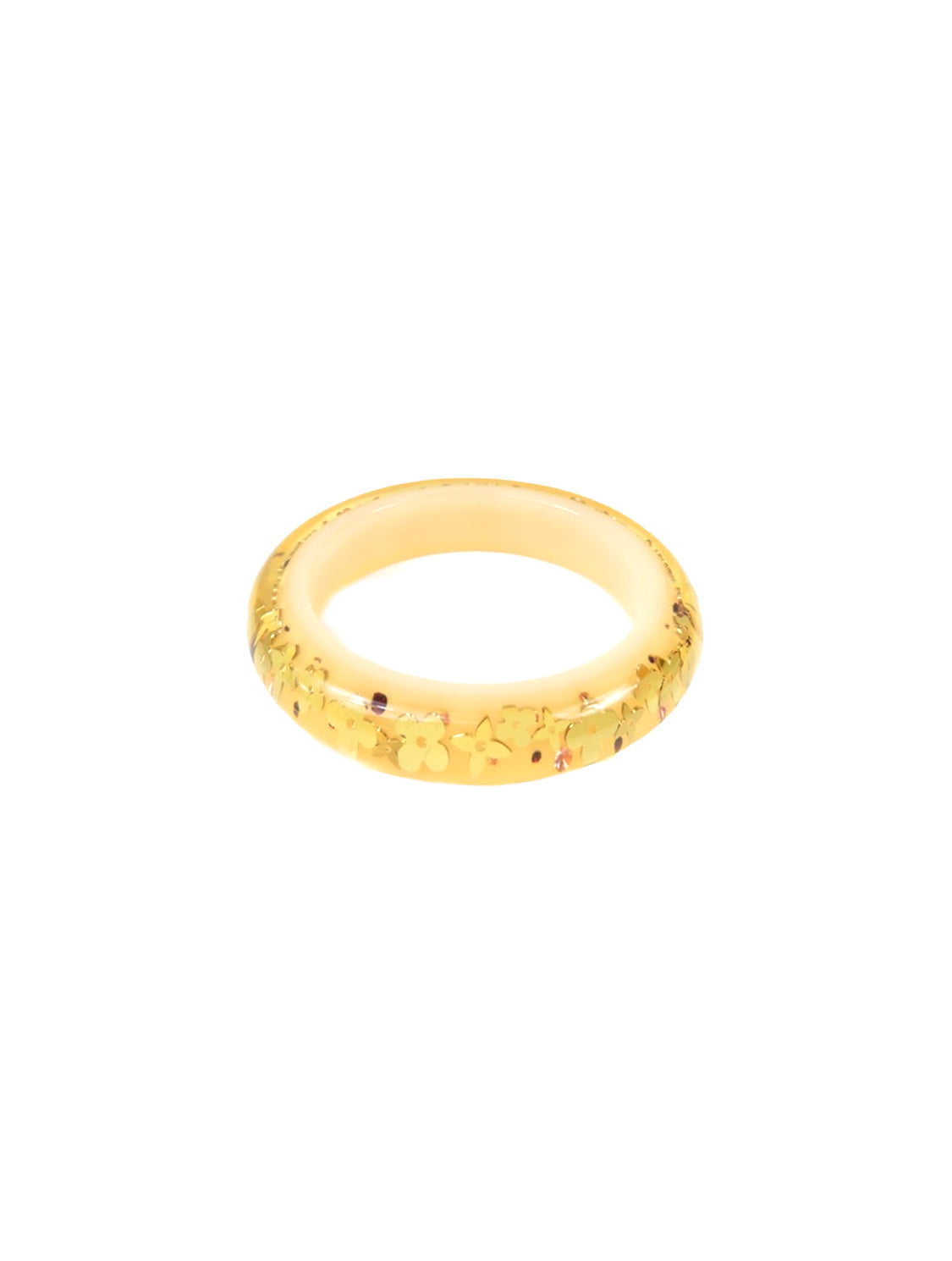 Louis Vuitton 2000s Yellow Acrylic Bangle