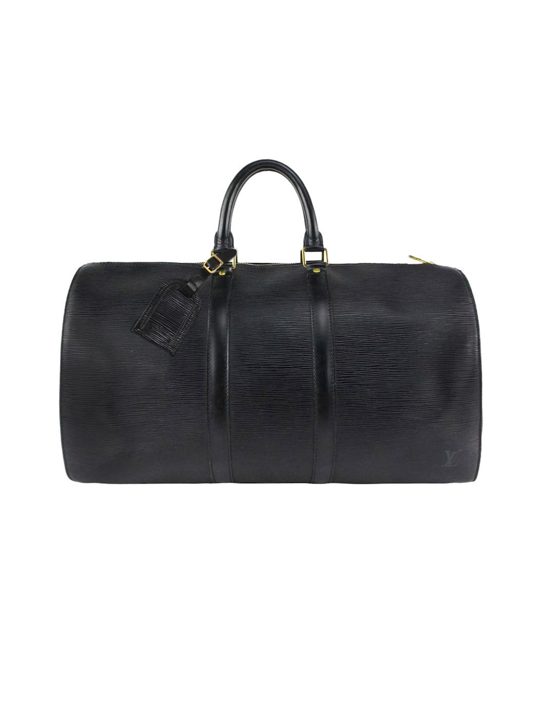 Louis Vuitton 2000s Black Epi Leather Duffle Bag