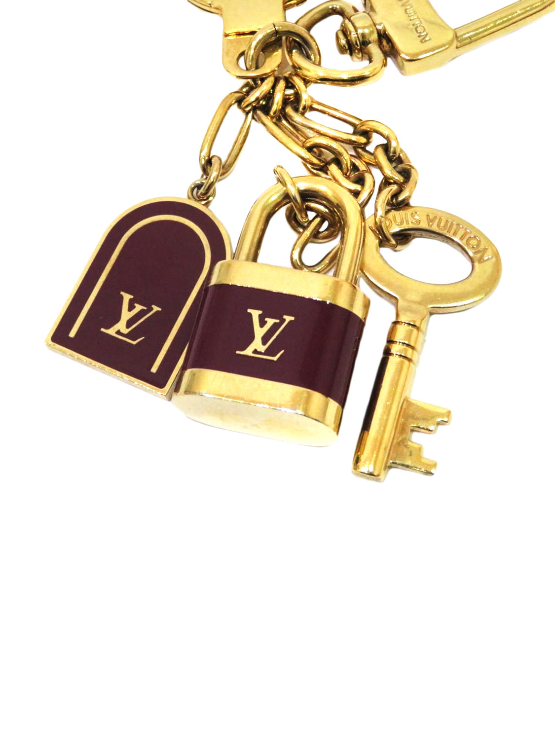 Louis Vuitton 2000s Silver and Black Key Chain · INTO