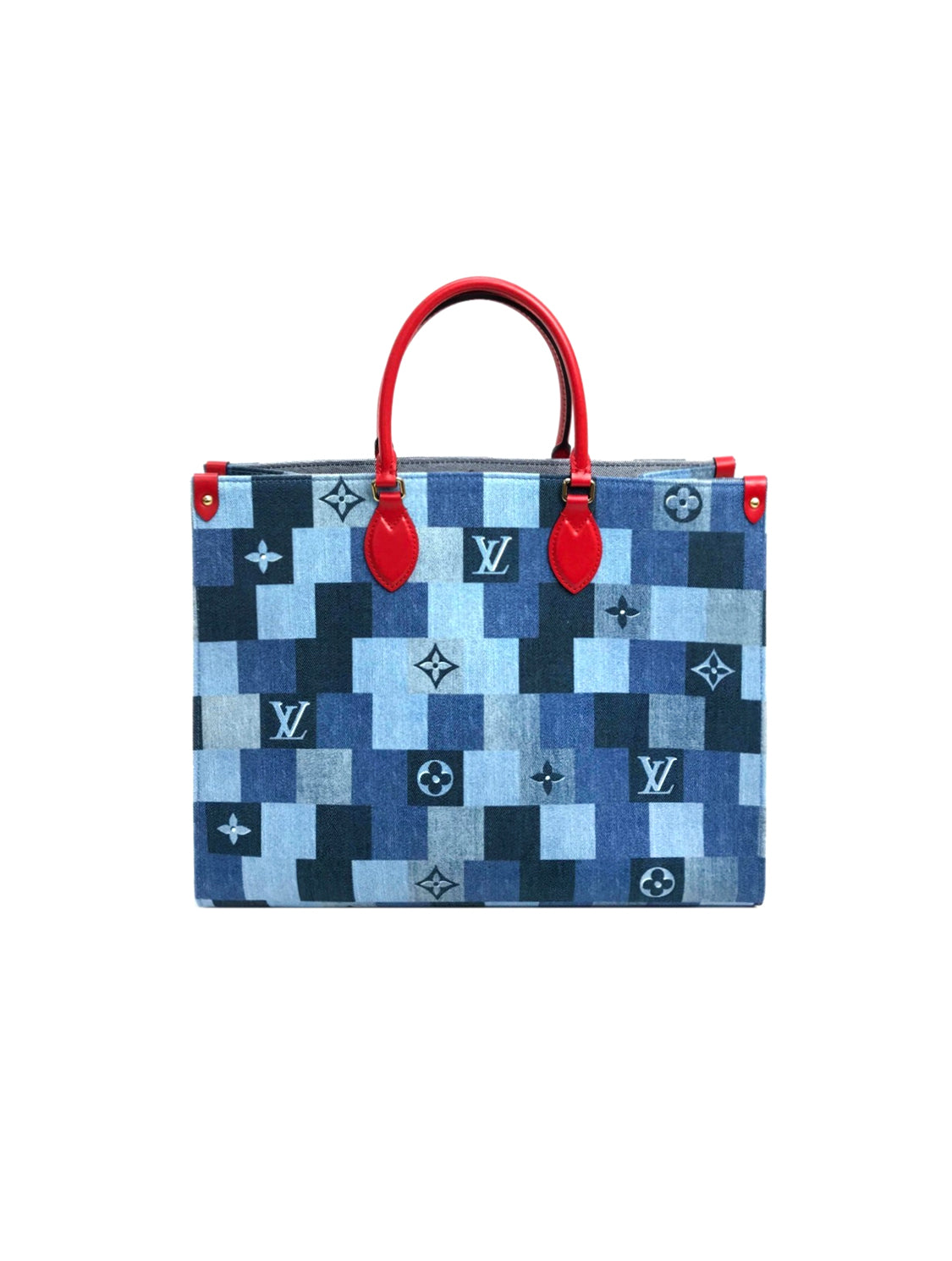 Louis Vuitton 2005 Denim Shopping Tote Bag · INTO