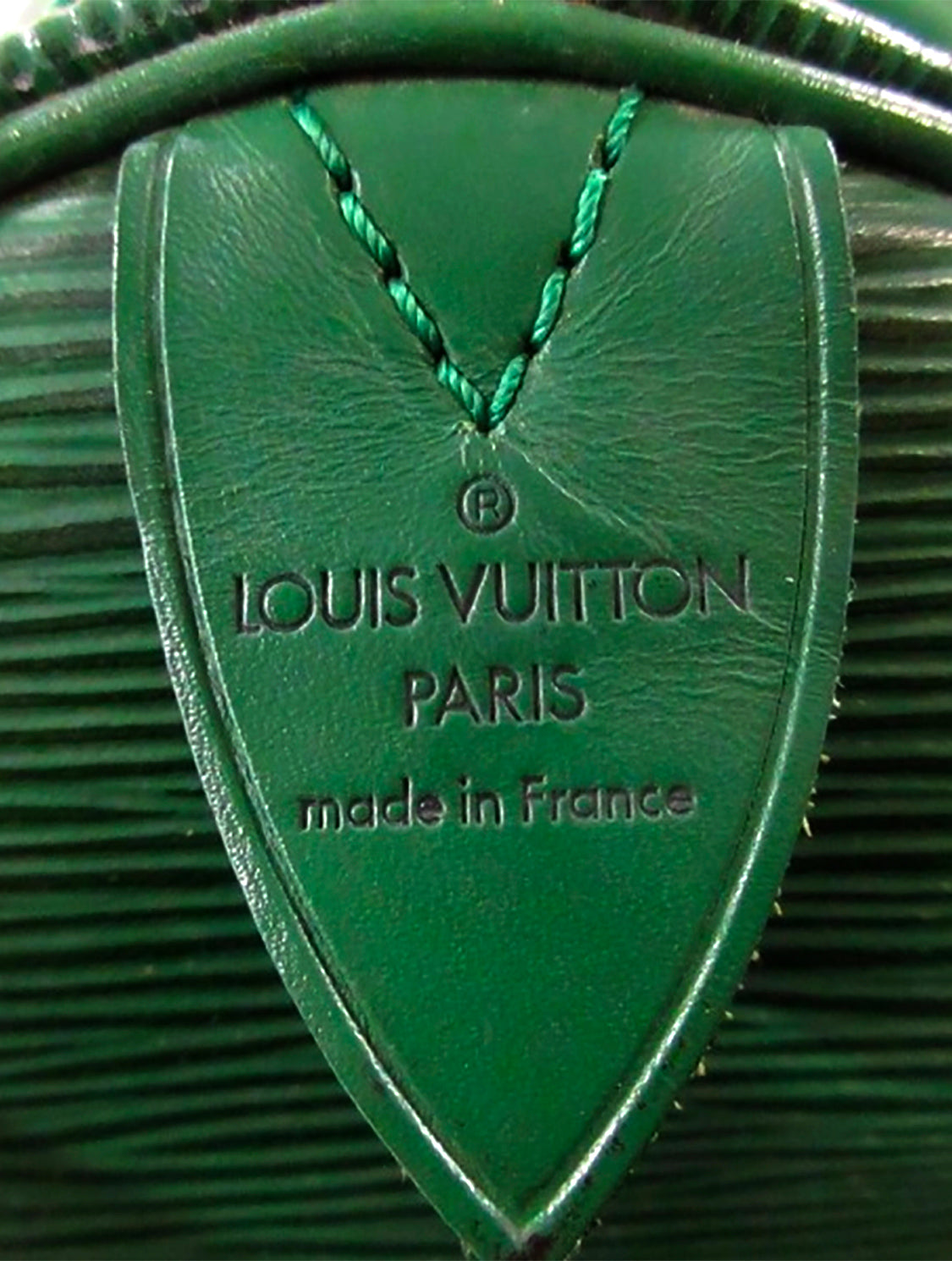 Louis Vuitton 2000s Green Epi Leather Duffle Bag · INTO