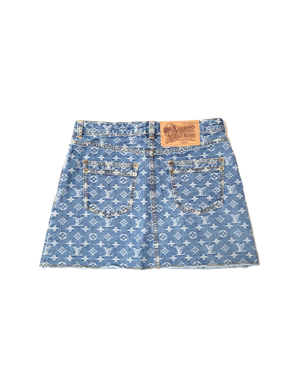 Louis Vuitton Monogram Denim Mini Shorts