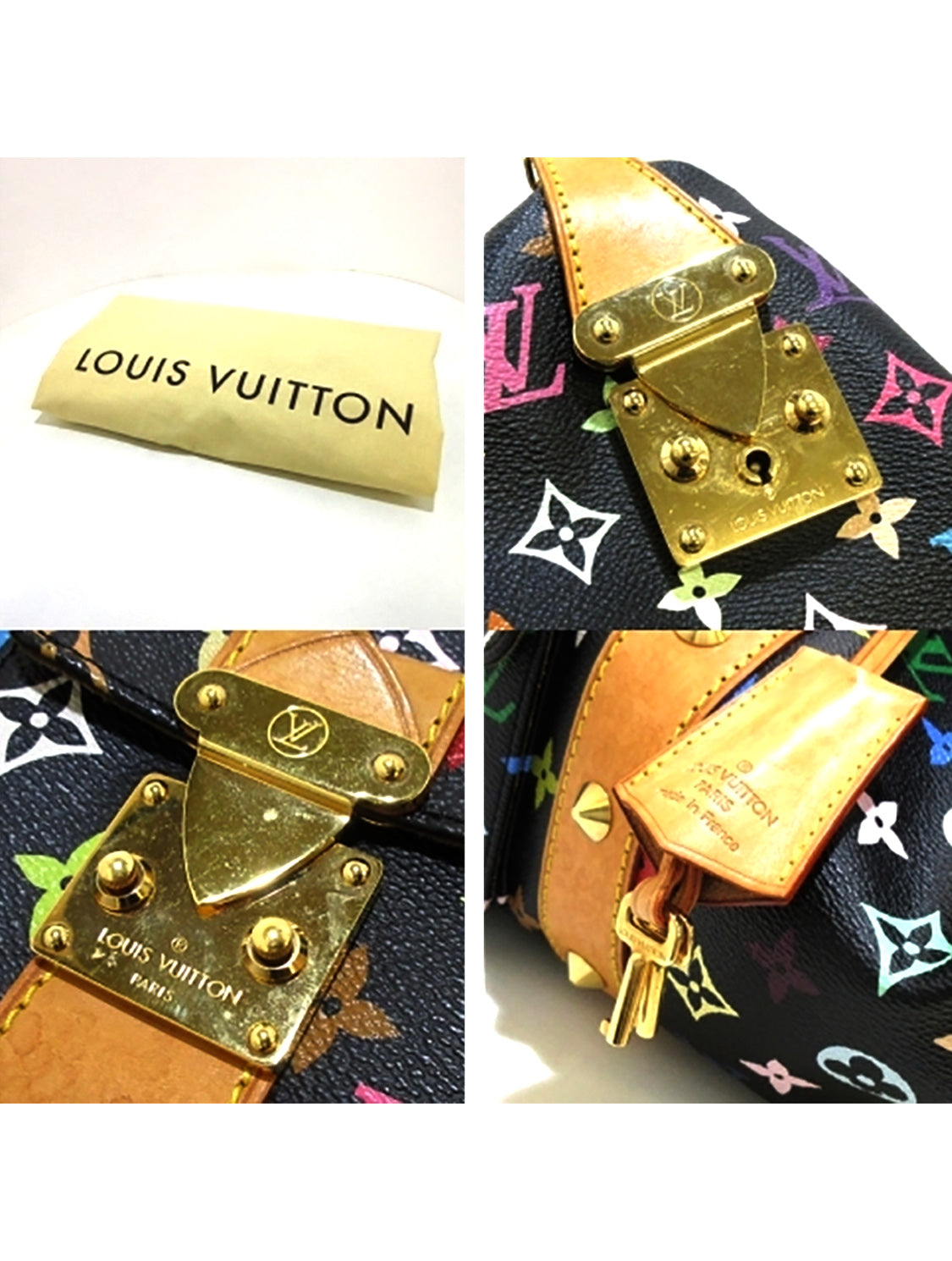 Louis Vuitton Murakami Monogram Multicolor Porte-Monnaie Black