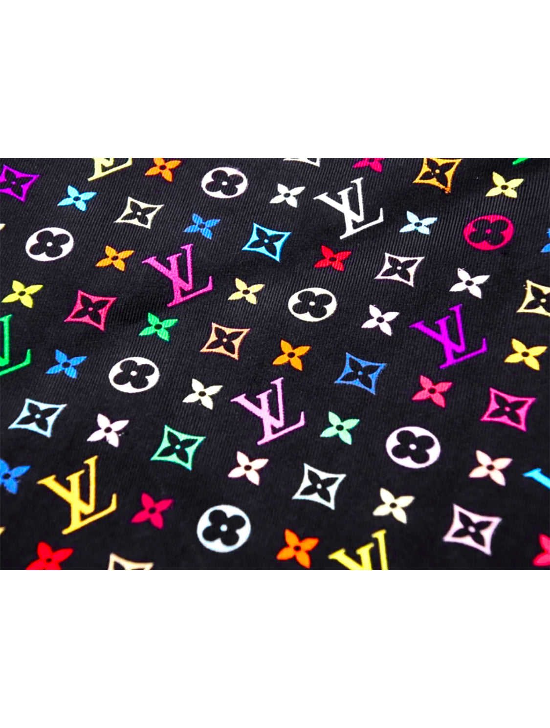 S/S 2003 Louis Vuitton x Takashi Murakami Large Multicolor Silk Scarf