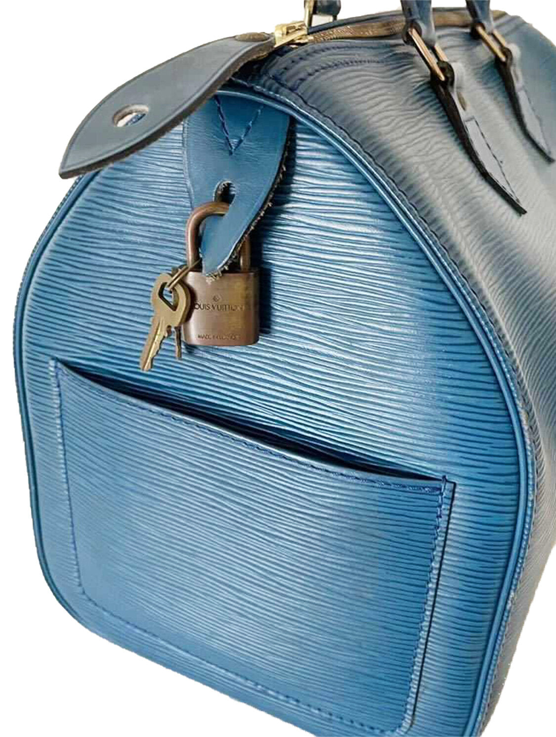 Louis Vuitton Speedy 30 Epi Blue – l'Étoile de Saint Honoré