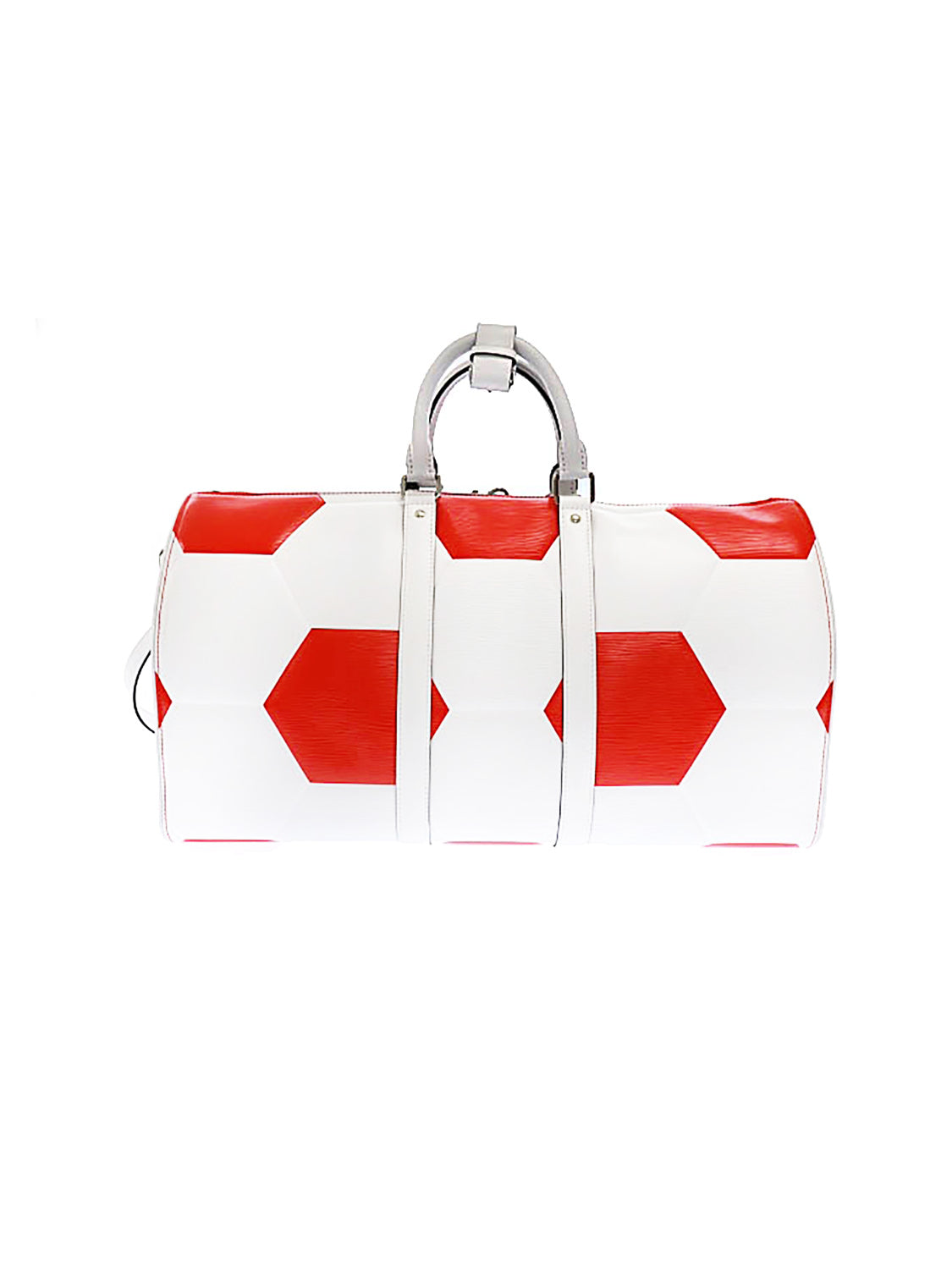 Louis Vuitton Gray and Red 2018 World Cup Limited Edition Keepall 50
