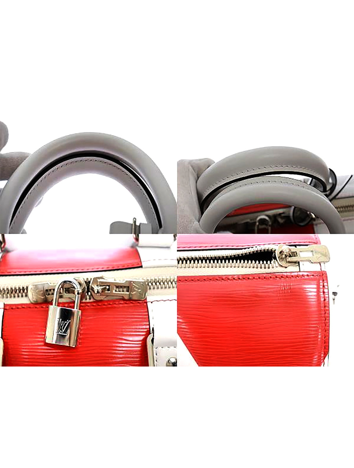 Louis Vuitton Gray and Red 2018 World Cup Limited Edition Keepall 50