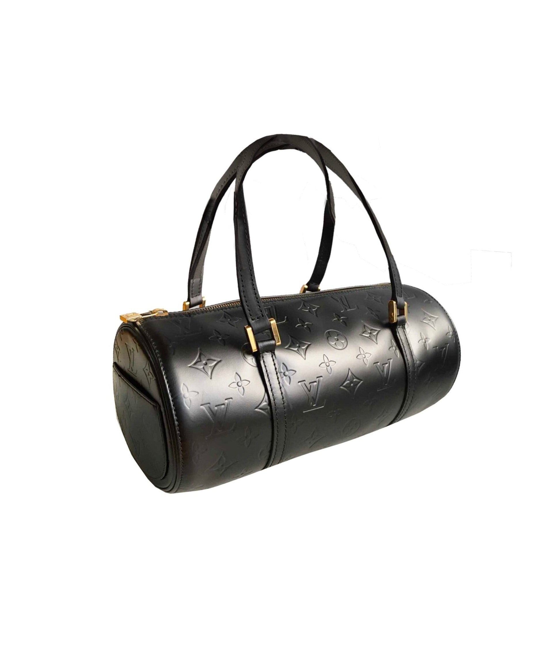 Papillon leather handbag Louis Vuitton Black in Leather - 22577423