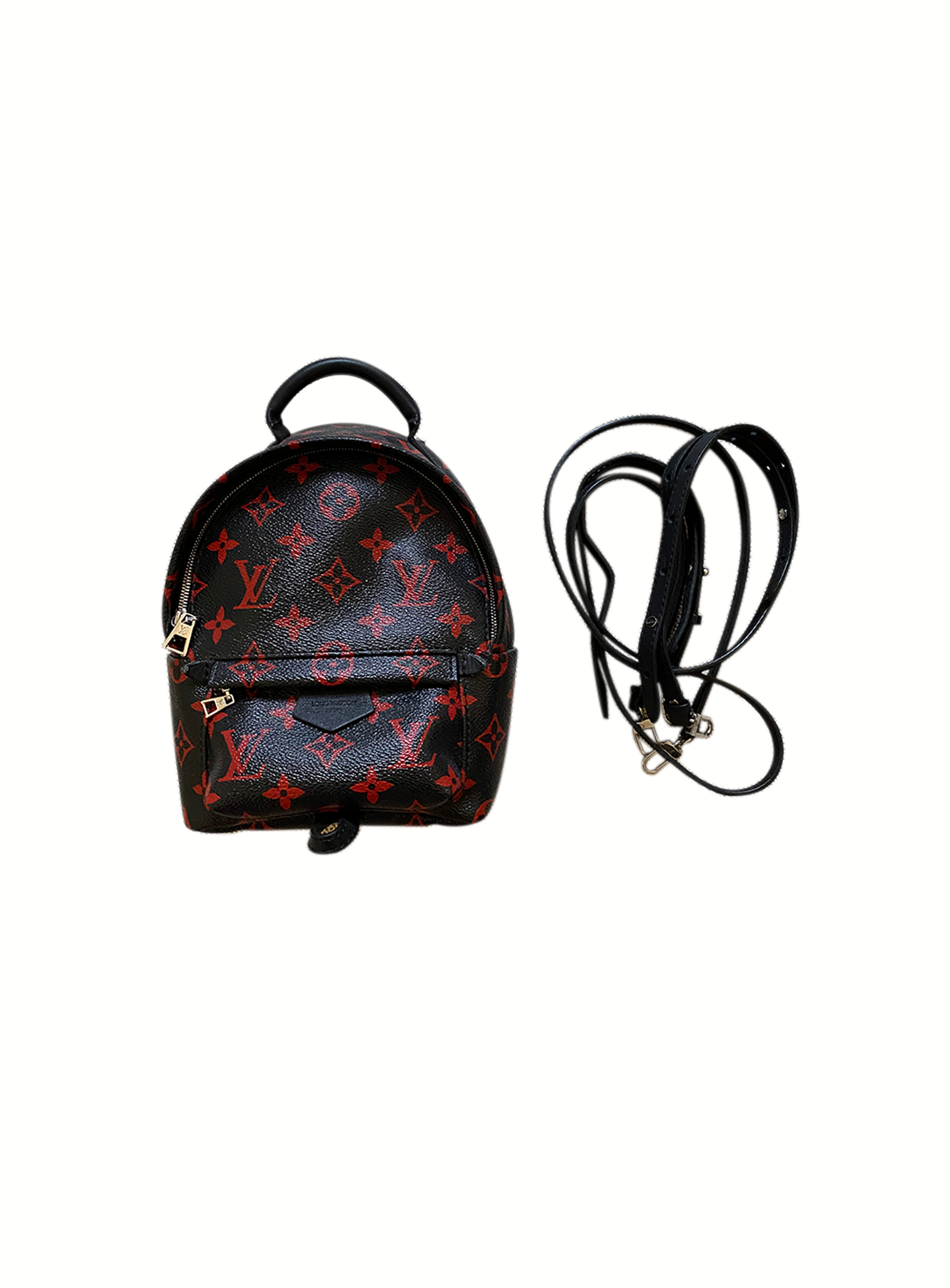 Louis Vuitton 2015 Palm Springs Red Infrared Mini Backpack · INTO