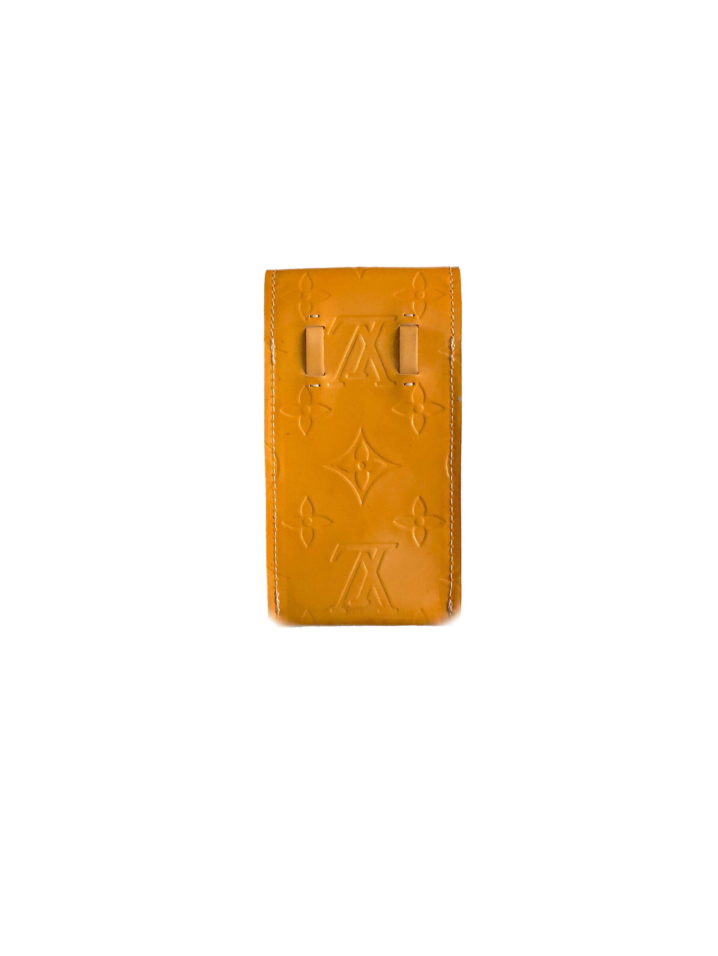 Louis Vuitton 2000s Yellow Cigarette Case (Strap Included) · INTO