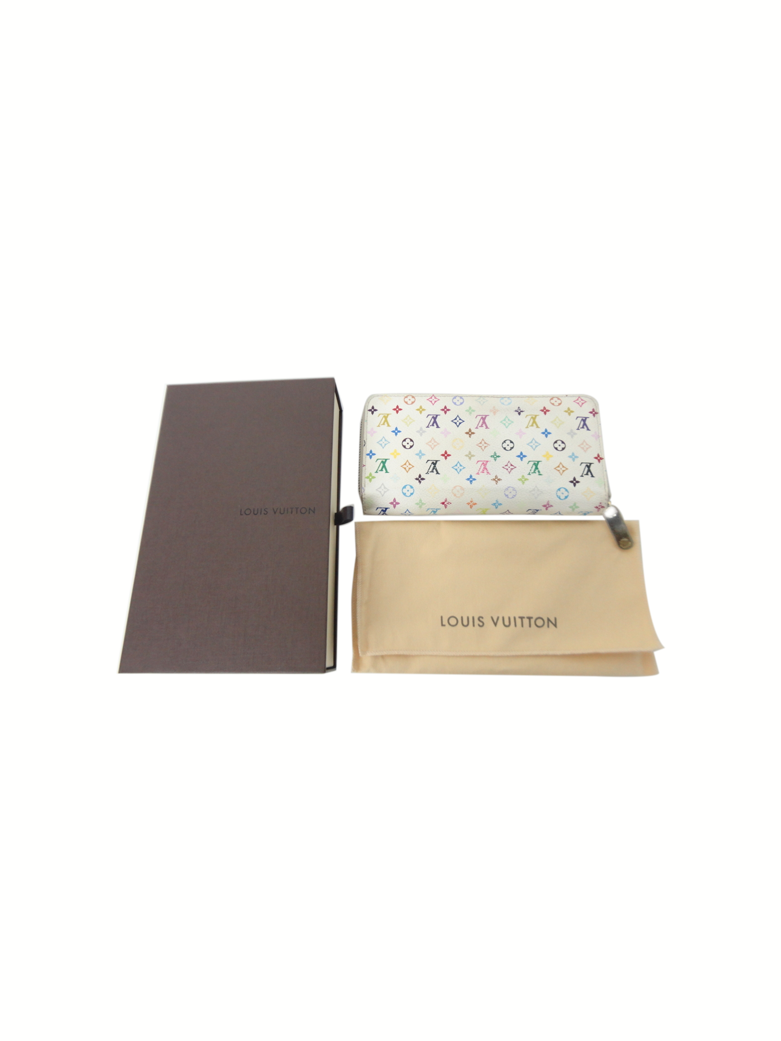 S/S 2003 Louis Vuitton x Murakami Monogram Zip Pouch Wallet