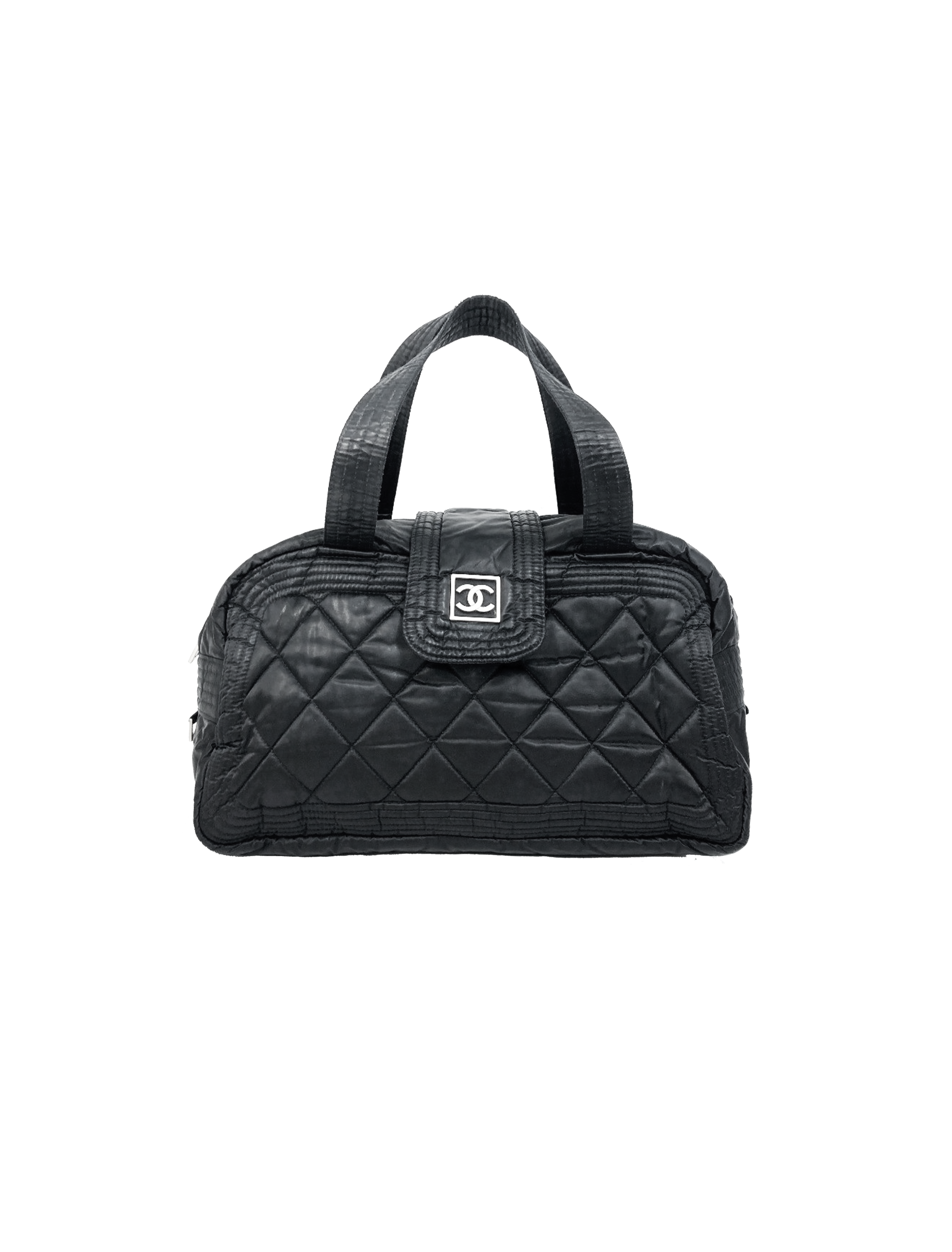 Chanel 2005 Sports Black Nylon Tote Bag