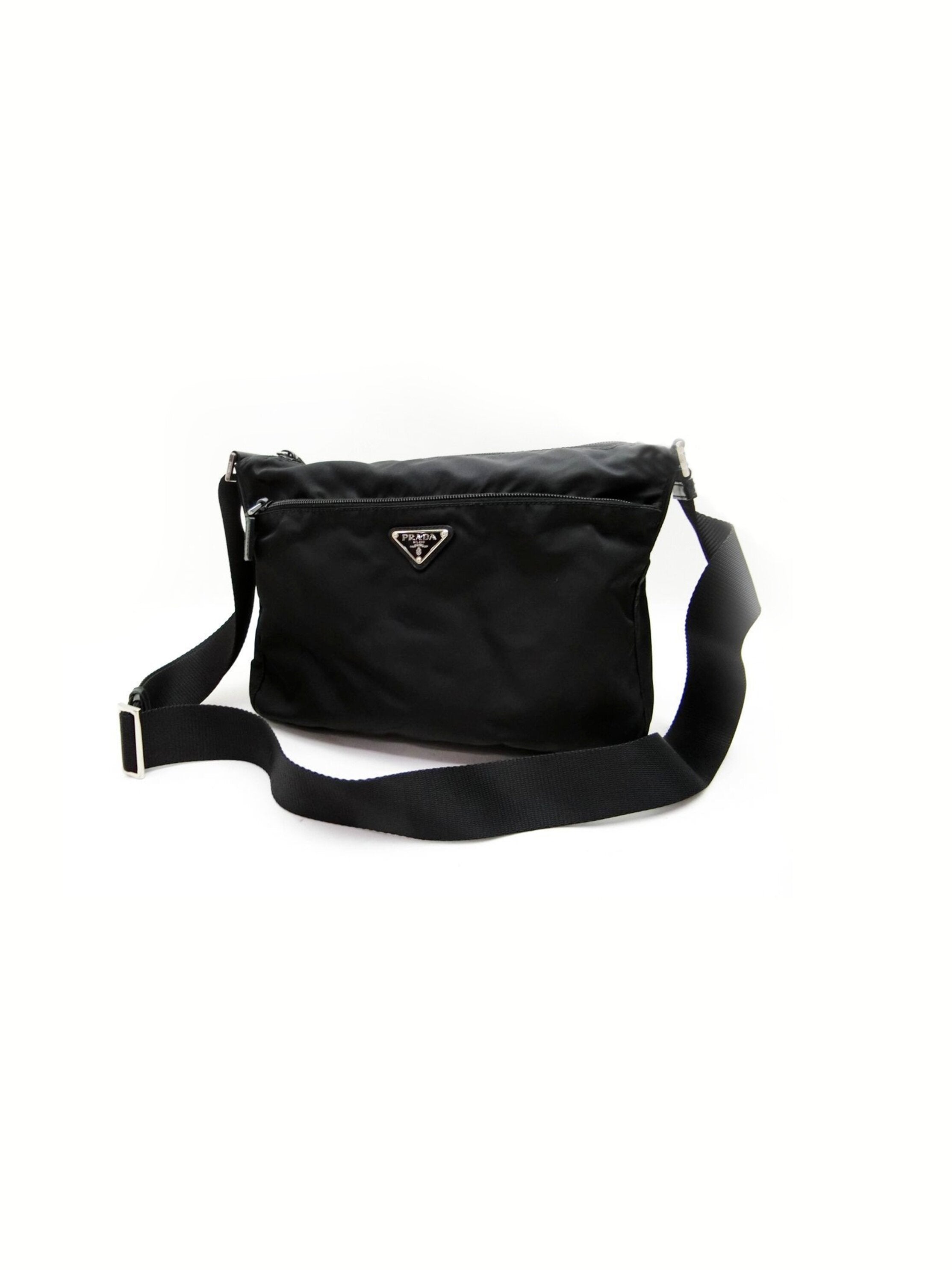 Prada 2000s Black Nylon Handbag