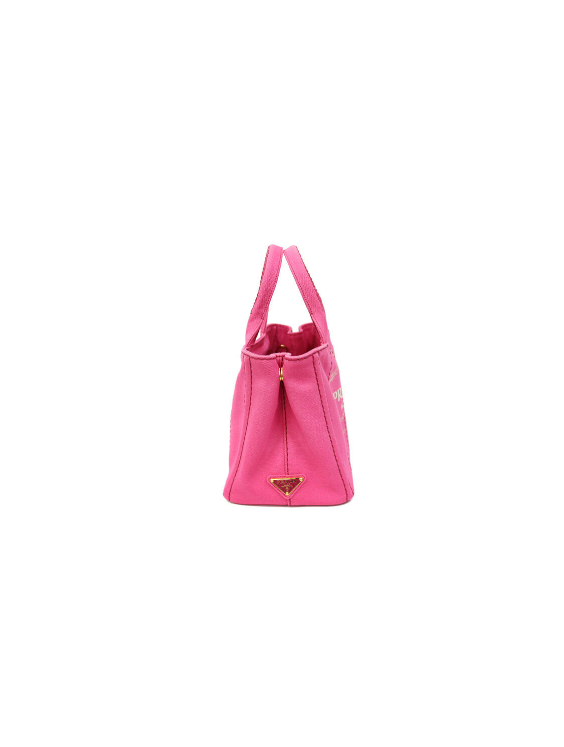 Prada 2000s Pink Denim Small Tote Bag